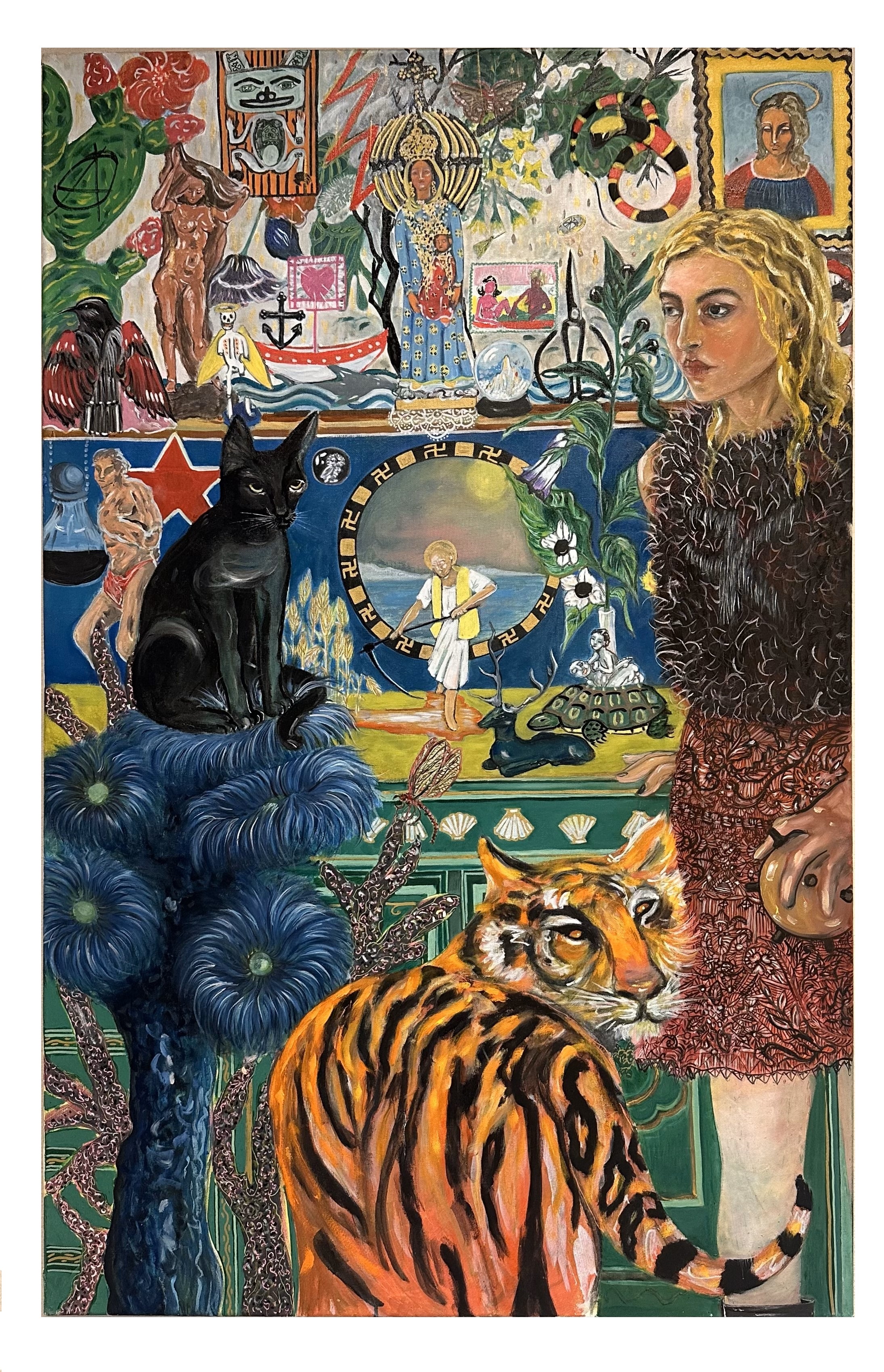 Ciclo A - Mixed media on canvas - 125x80 cm