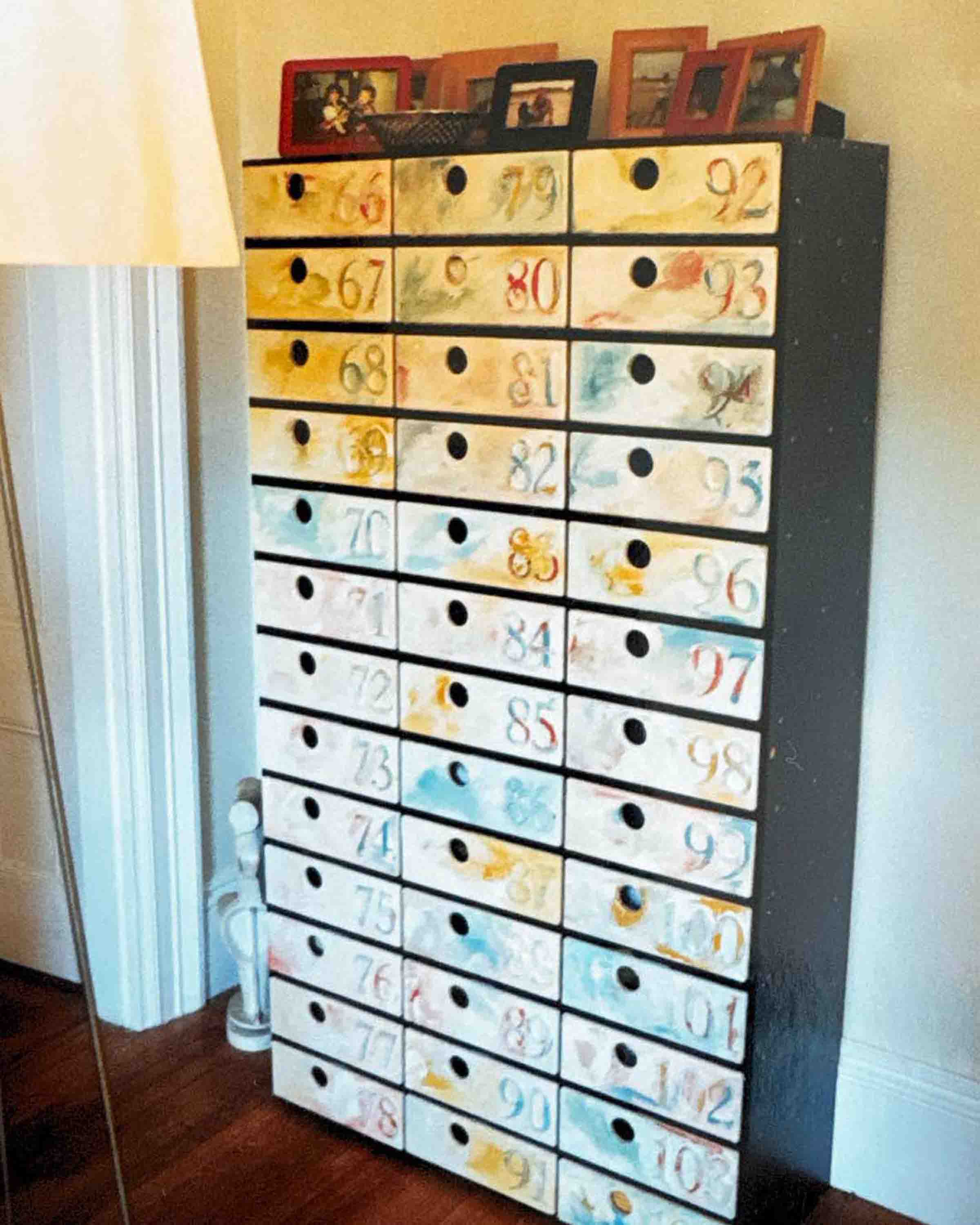 Gaetano Pesce, 1994 tbwa/chiat/day, archive photo of the mail cabinet