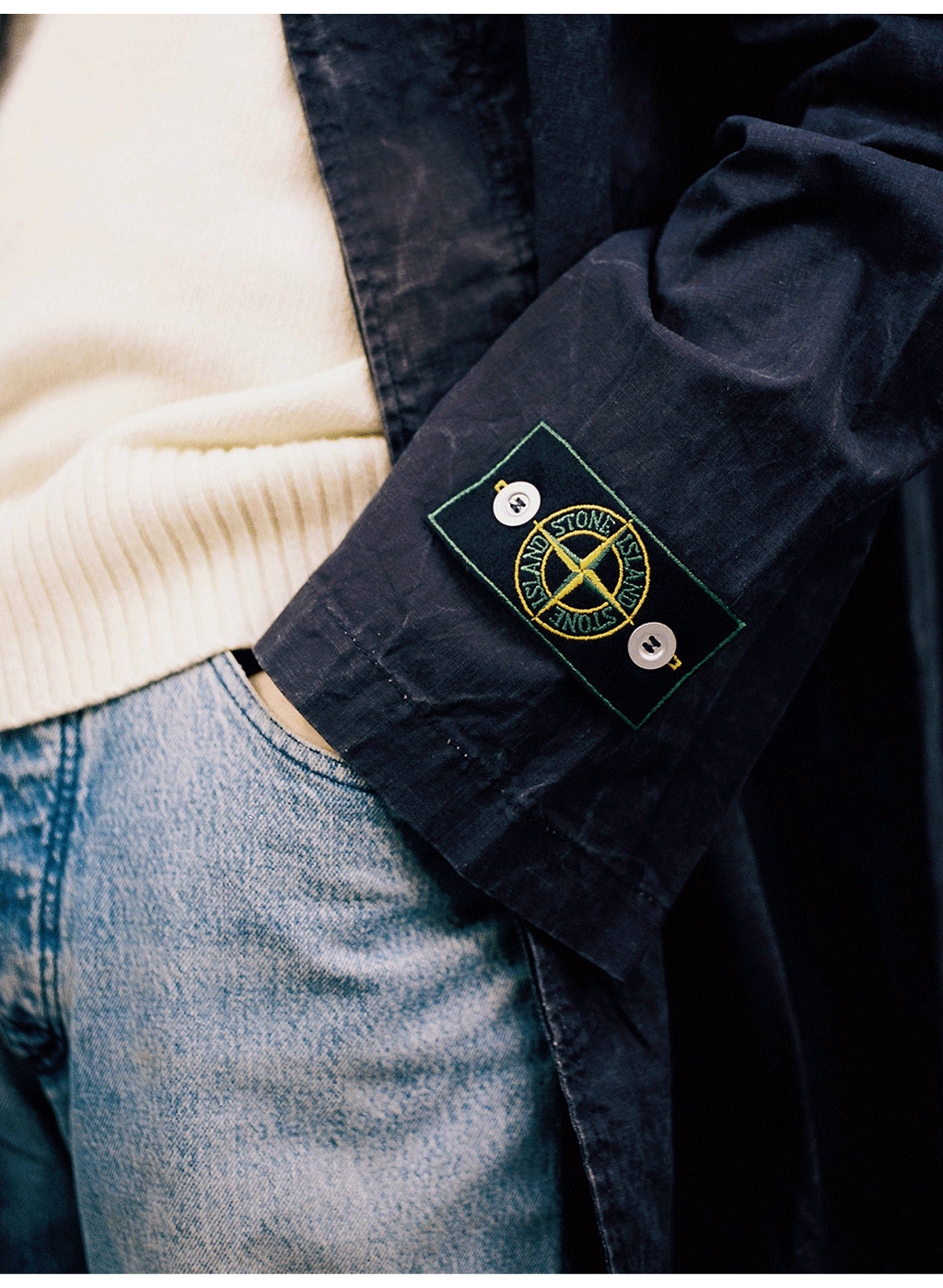 Handstitched Badge, Too Hot, 2019