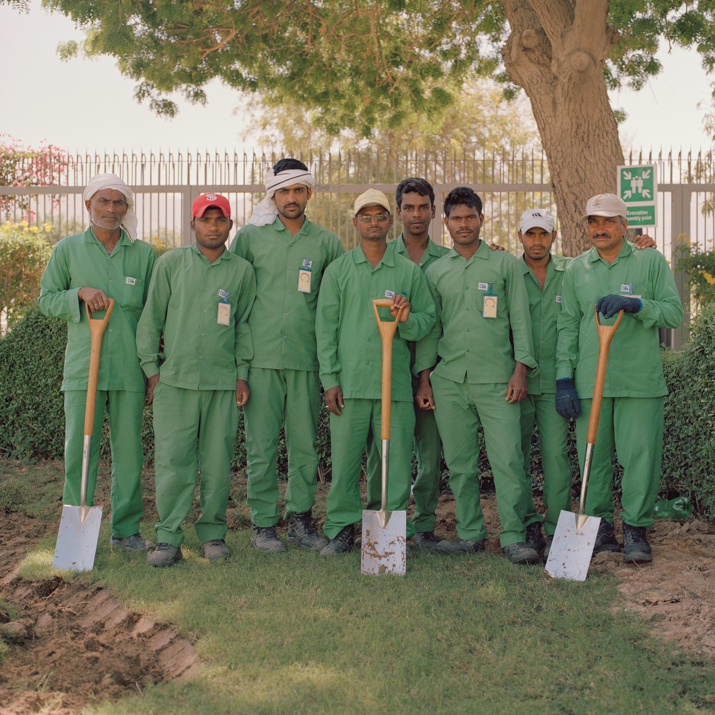 Grounds workers. British Embassy, 2018.
