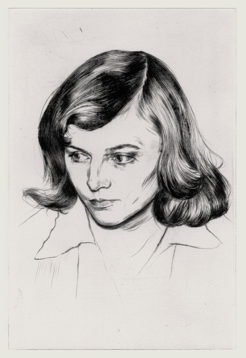 untitled, drypoint, 2023