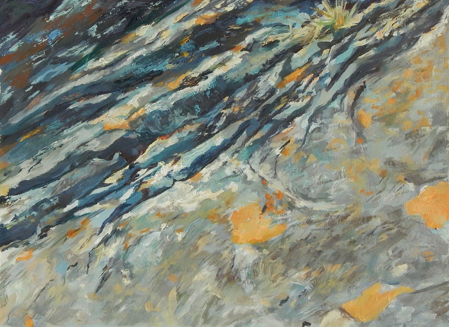 Textura - 30x40 cm - óleo sobre papel - $150.000