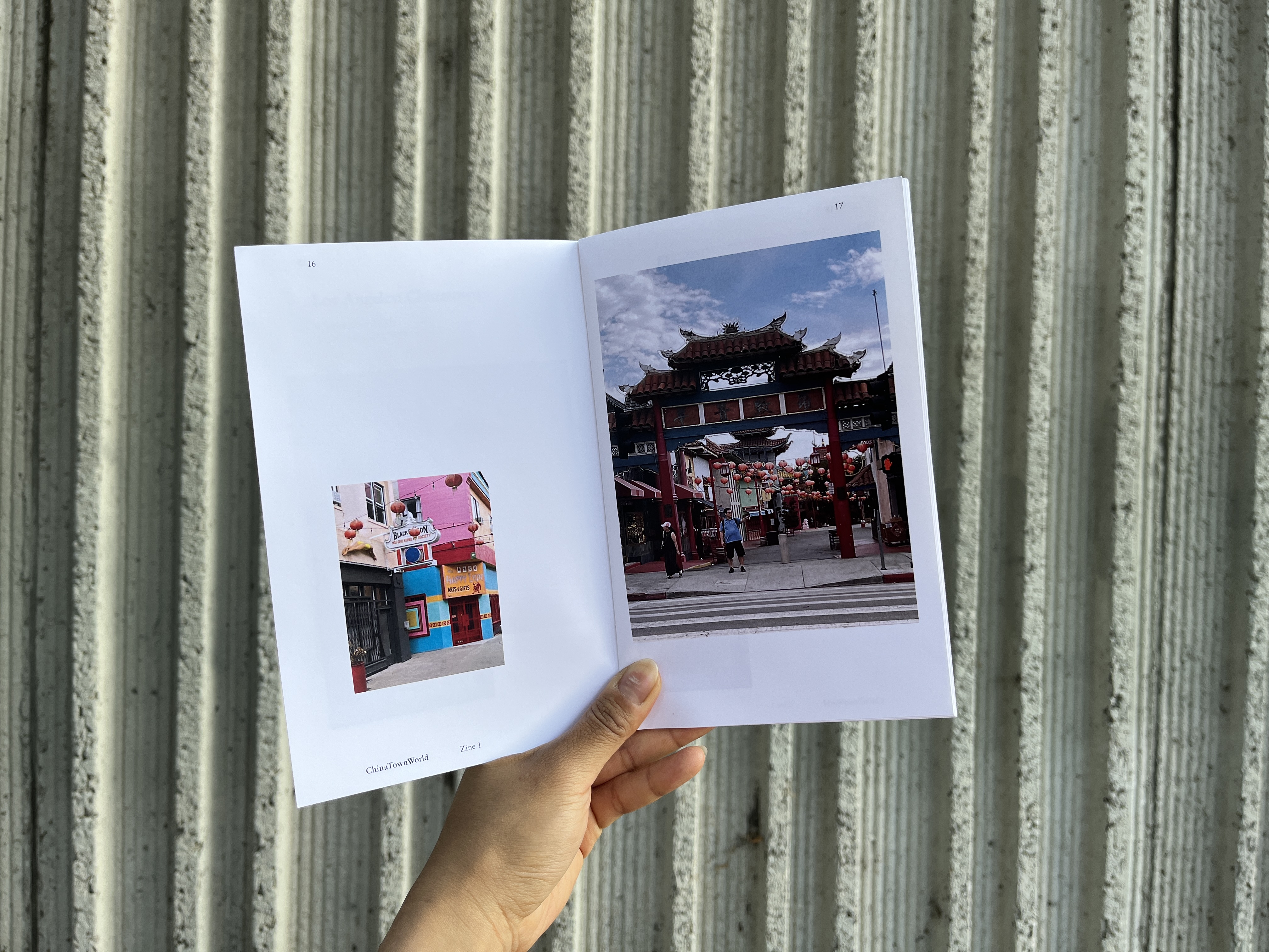 These are some photos of the zine I produced at the beginning of 2023 for ChinaTownWorld. In an effort to get an idea physically out there, I sent copies of the zine to friends across the country and around the world. 