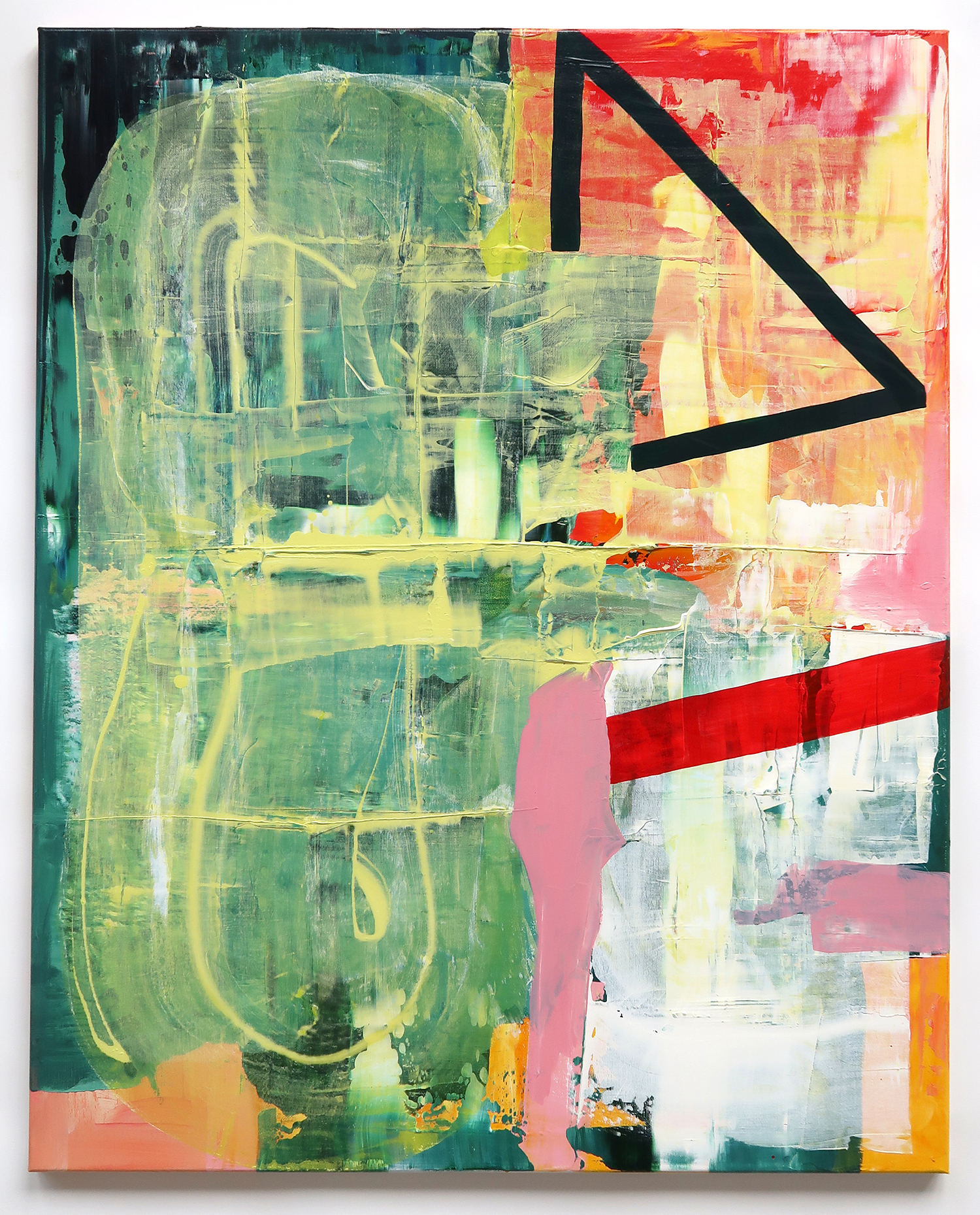 Untitled 506, 2019, Acrylic on canvas, 100x80cm