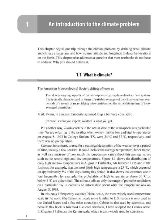 An Introduction to the Climate Problem | Andrew Dessler [canvas]