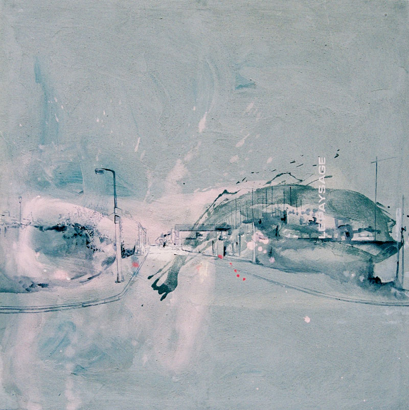 "Le Paysage" 2007 Mixed Media on Canvas 150x150 cm