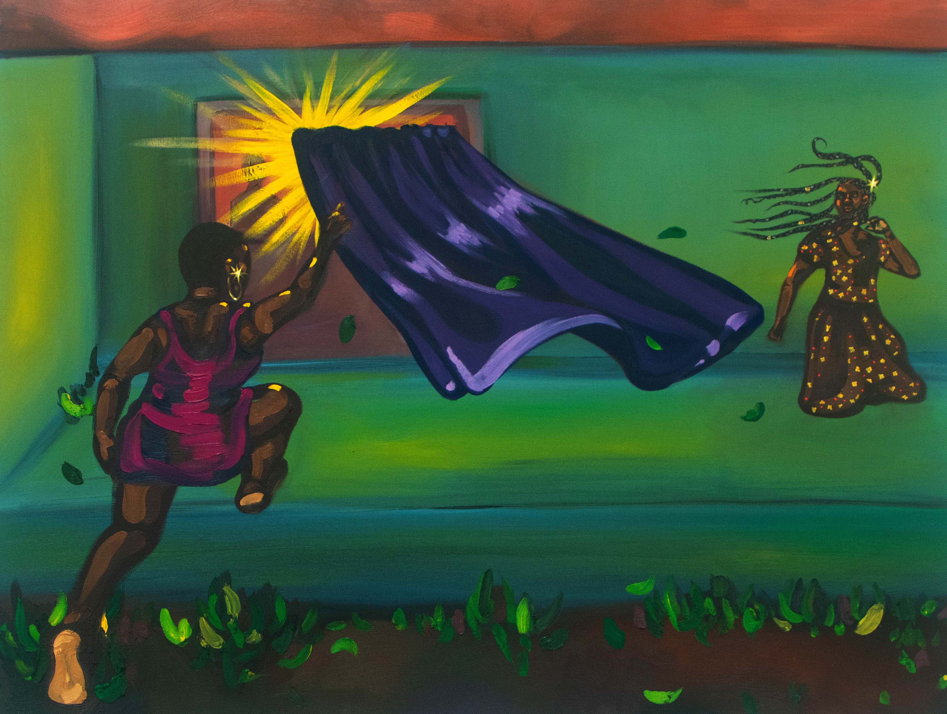 New Begginings (2021) Acrylic on Canvas, 36 in. x 48 in