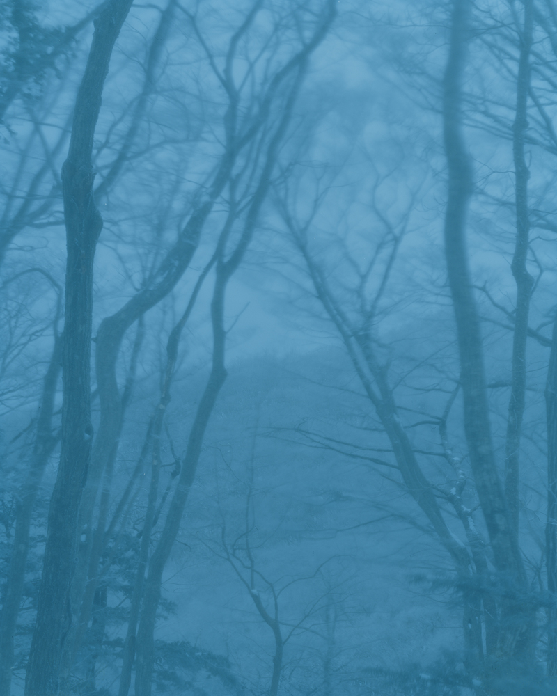 View Point Blue #Bolleh Oreum, 137x109cm, Pigment Print, 2019