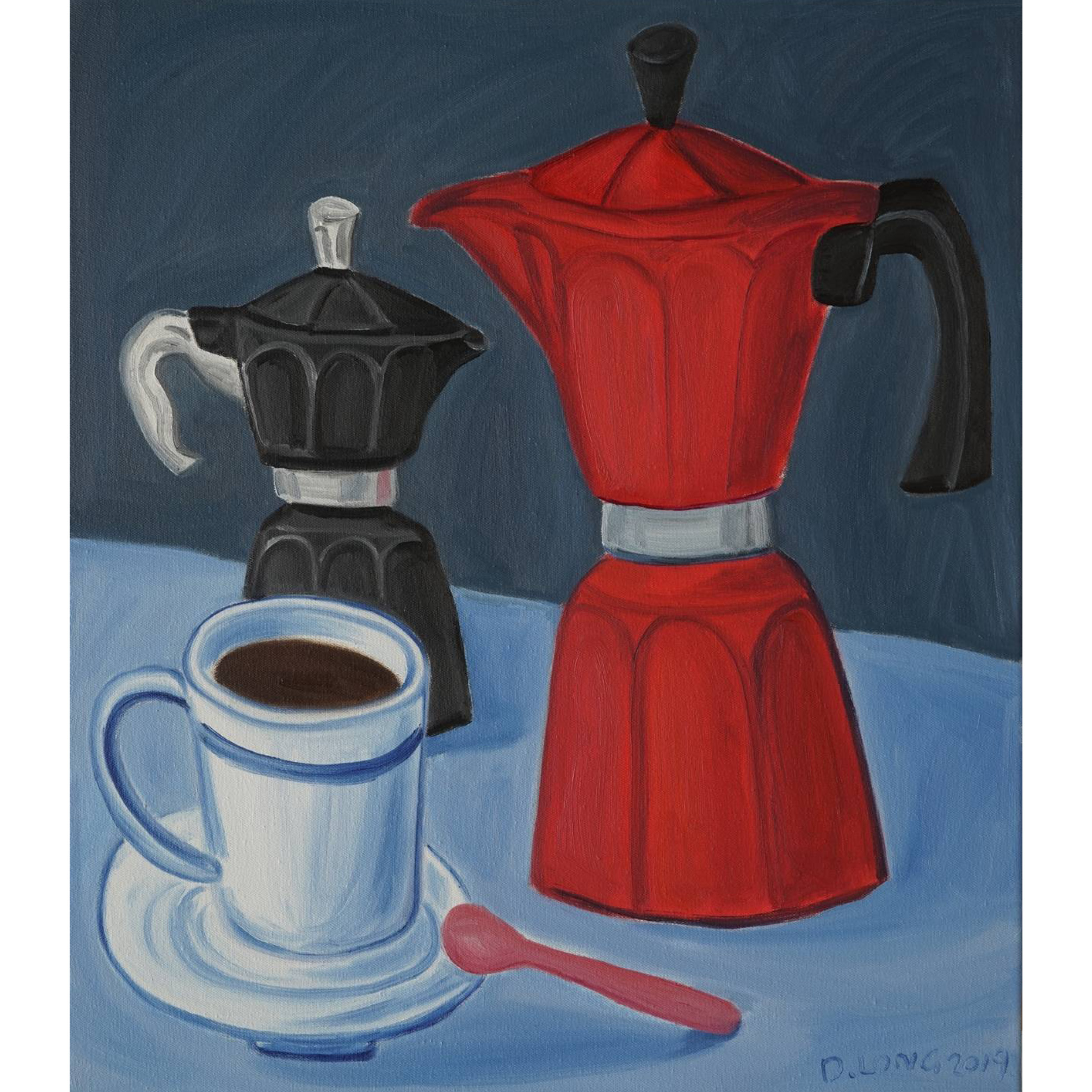 Coffee After Meal2019oil on Canvas70×60cm