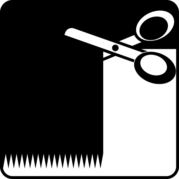Snip, snip.