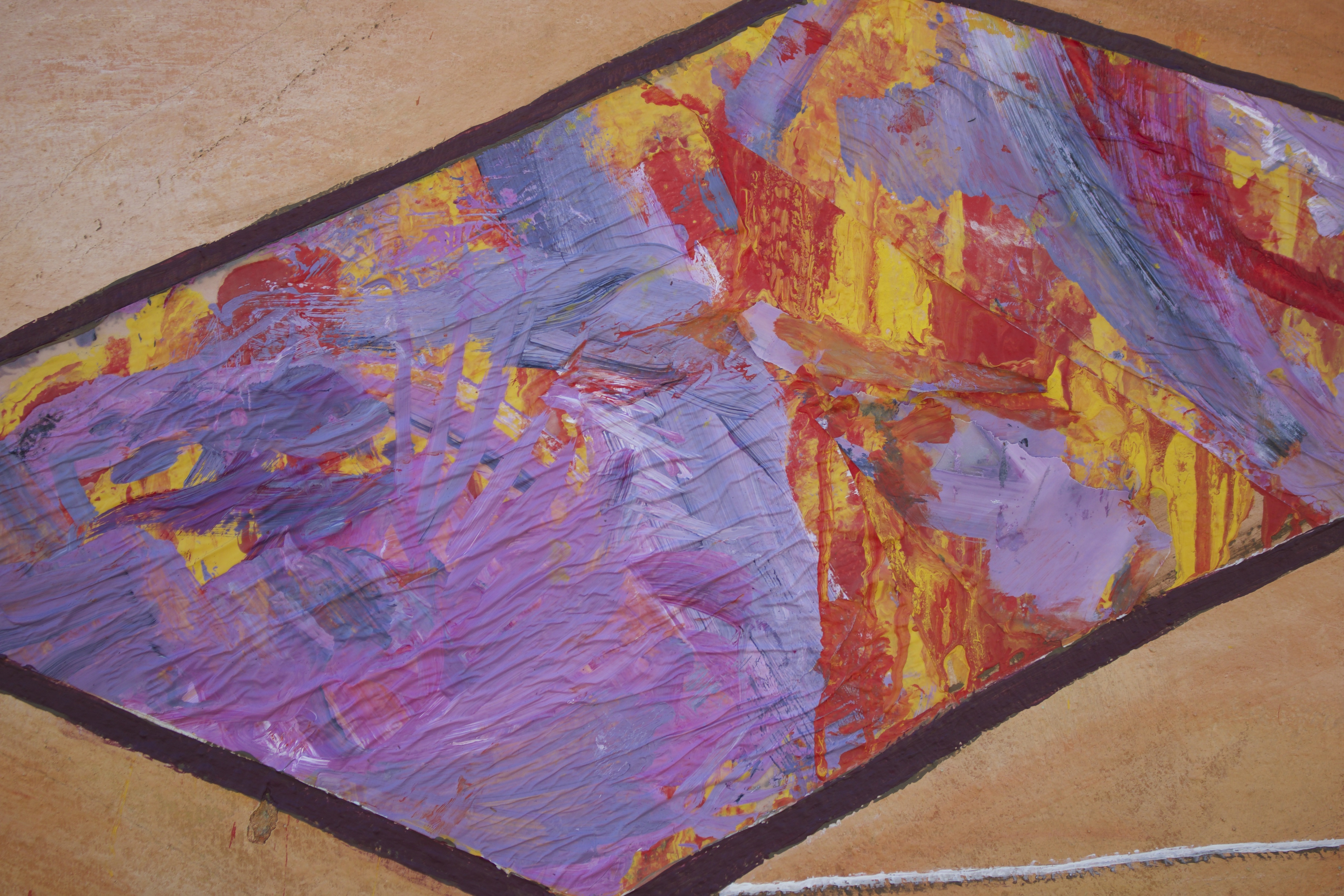 Sinking feeling, mural with Naoh Pryke and Jesus Crespo