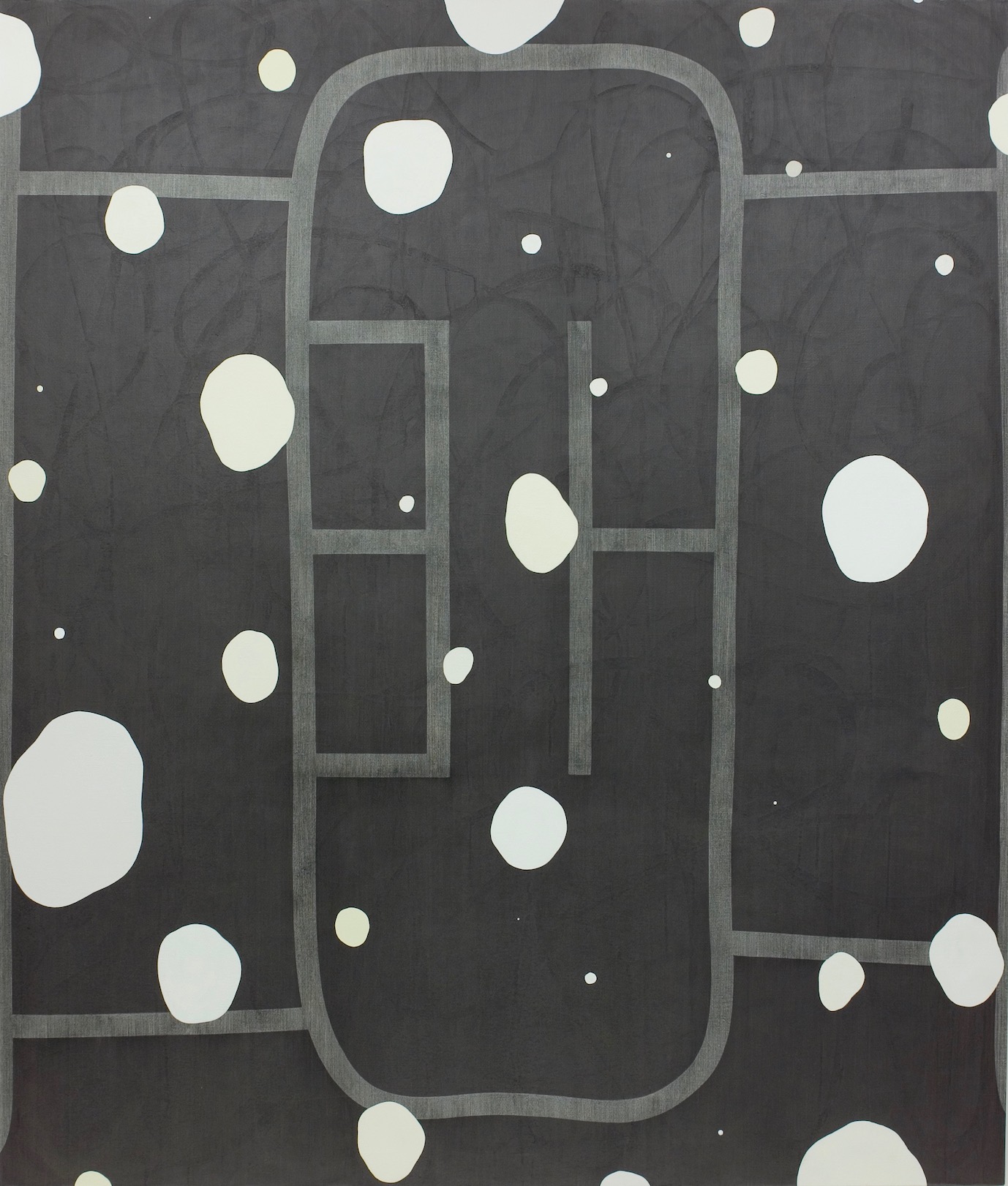 Untitled 2002, acrylic on canvas, 200 x 170 cm (photo Eric de Vries)