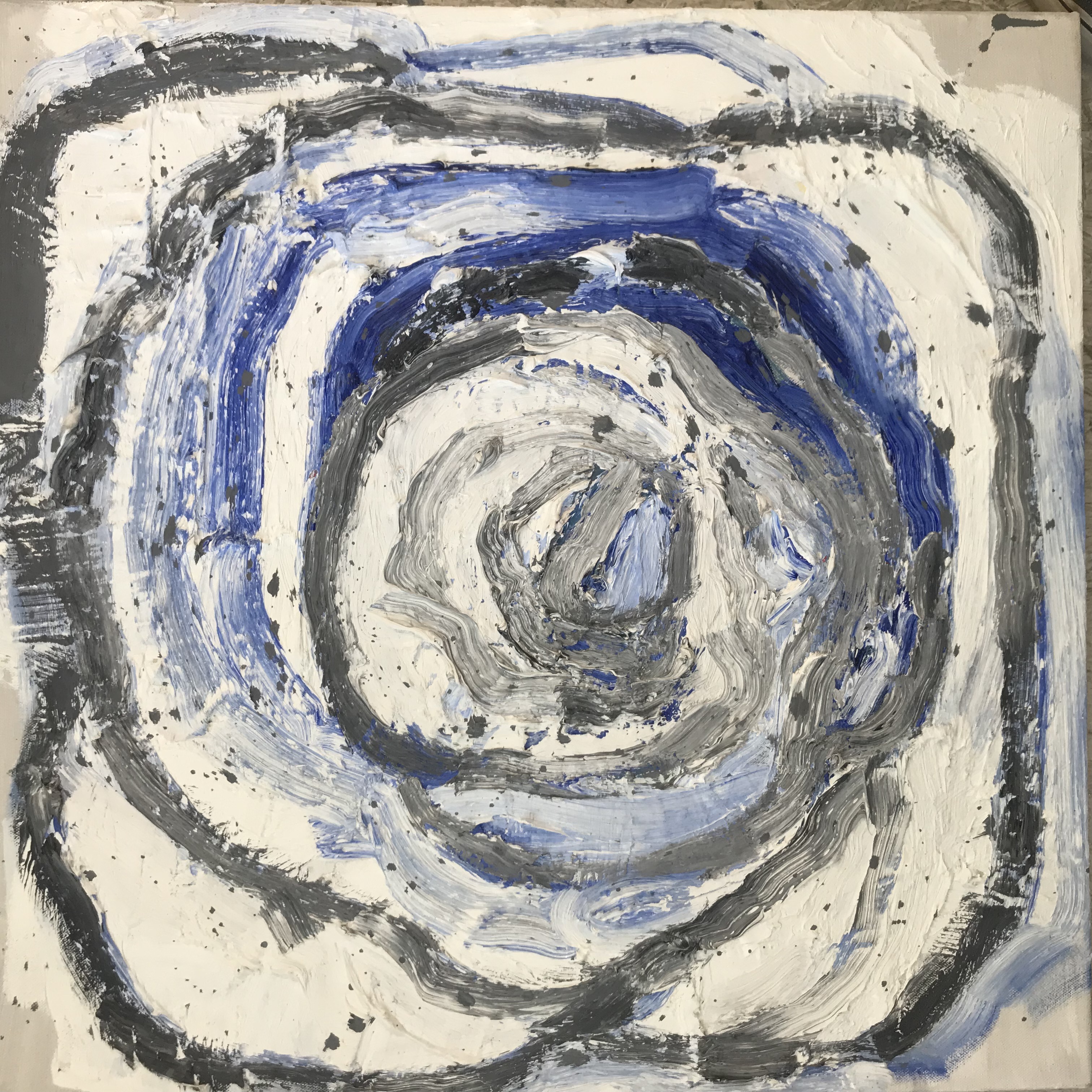 Rigging Burned #2, 2021, Oil on canvas, 24"x24" in