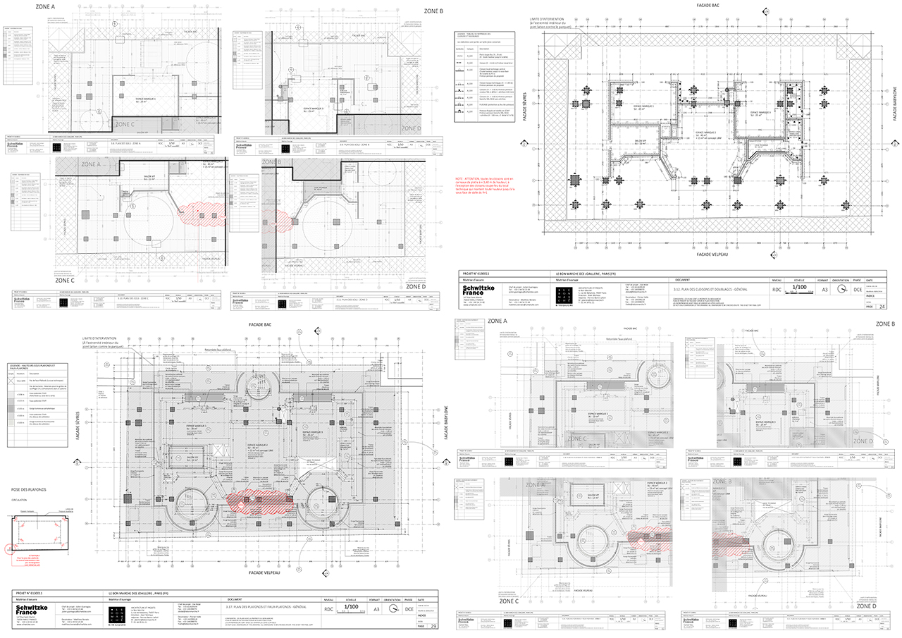 Dessinateur du DCE complet pour Schwitzke France - 80 pages  Suivi et synthèse des lots techniques