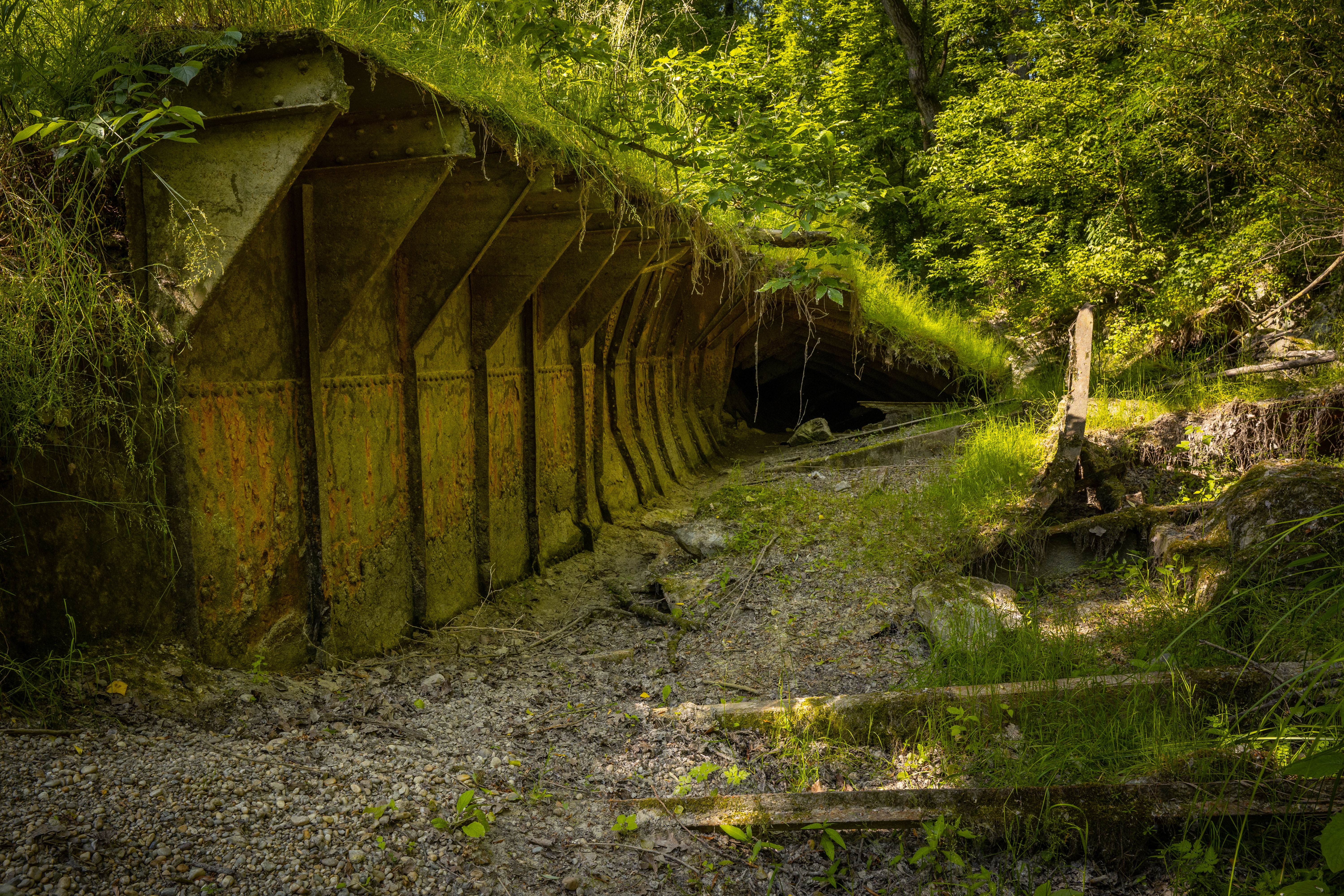 The sunken barges are still accessible to this day — Photos: Attila Horváth