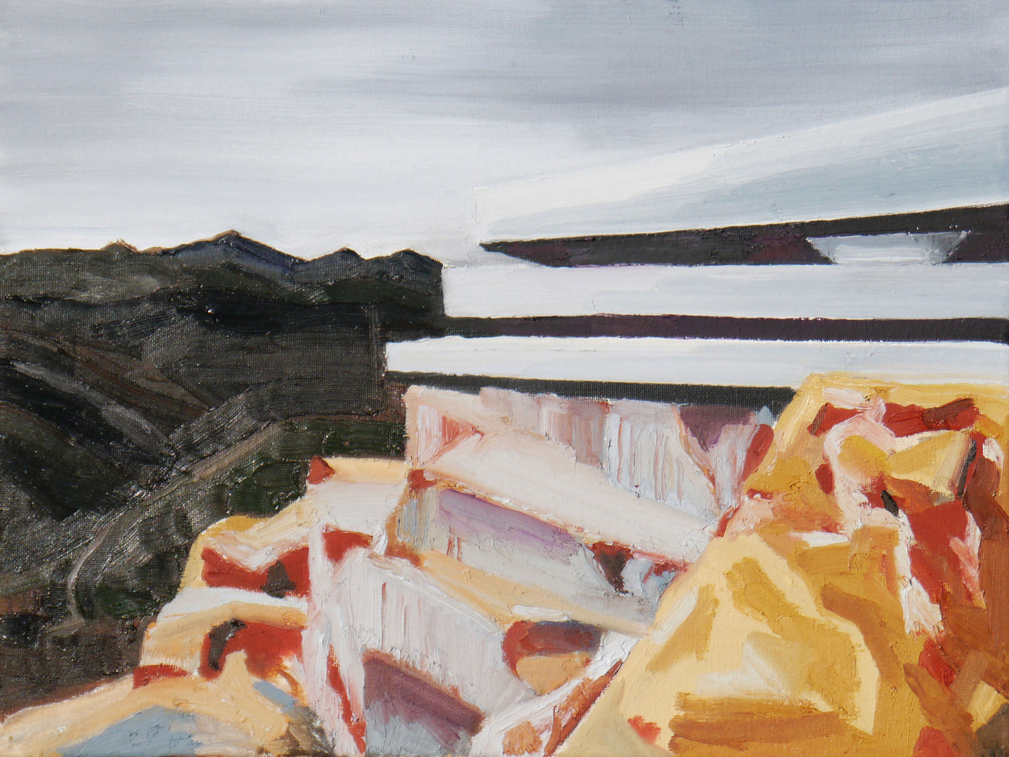 Oil Painting of the Steps
