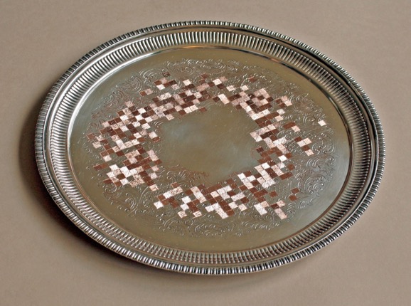 Plated I • Found Salver, Re-engraved •2015