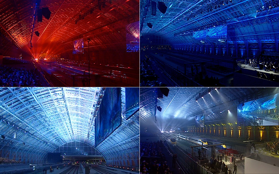 Legacy film presented at Royal Opening of St.Pancras Station 2007