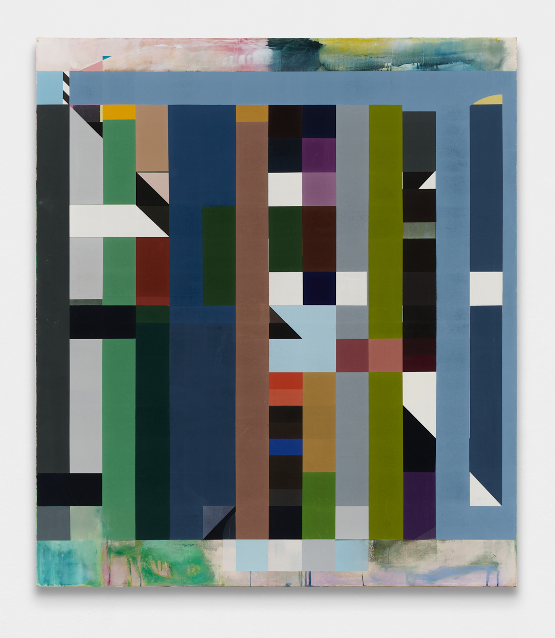 Snakes & Ladders, 2025, pigments and binder mediums on canvas, 156.5cm x 137cm