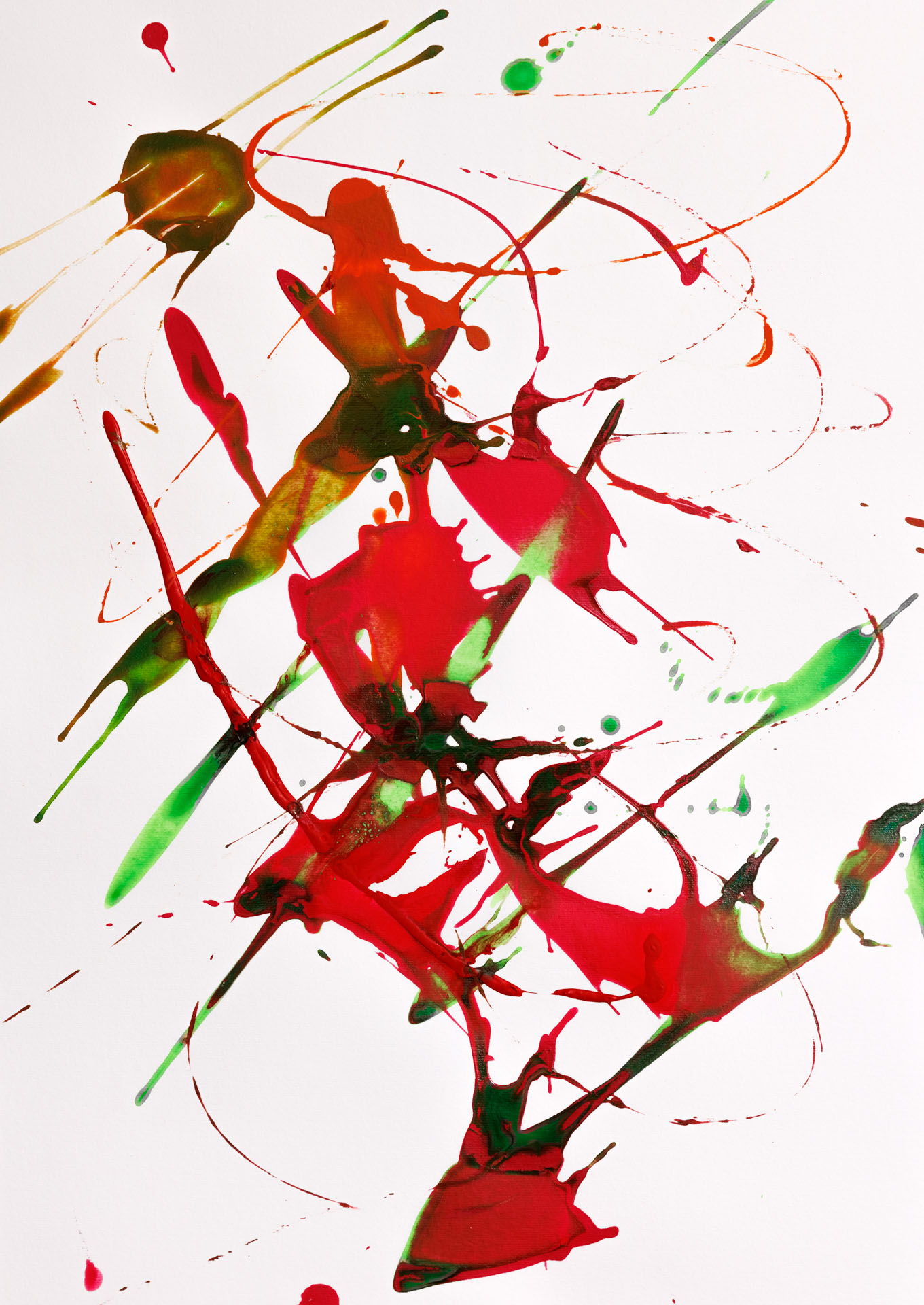 o. T.Acryl auf PapierDIN A2