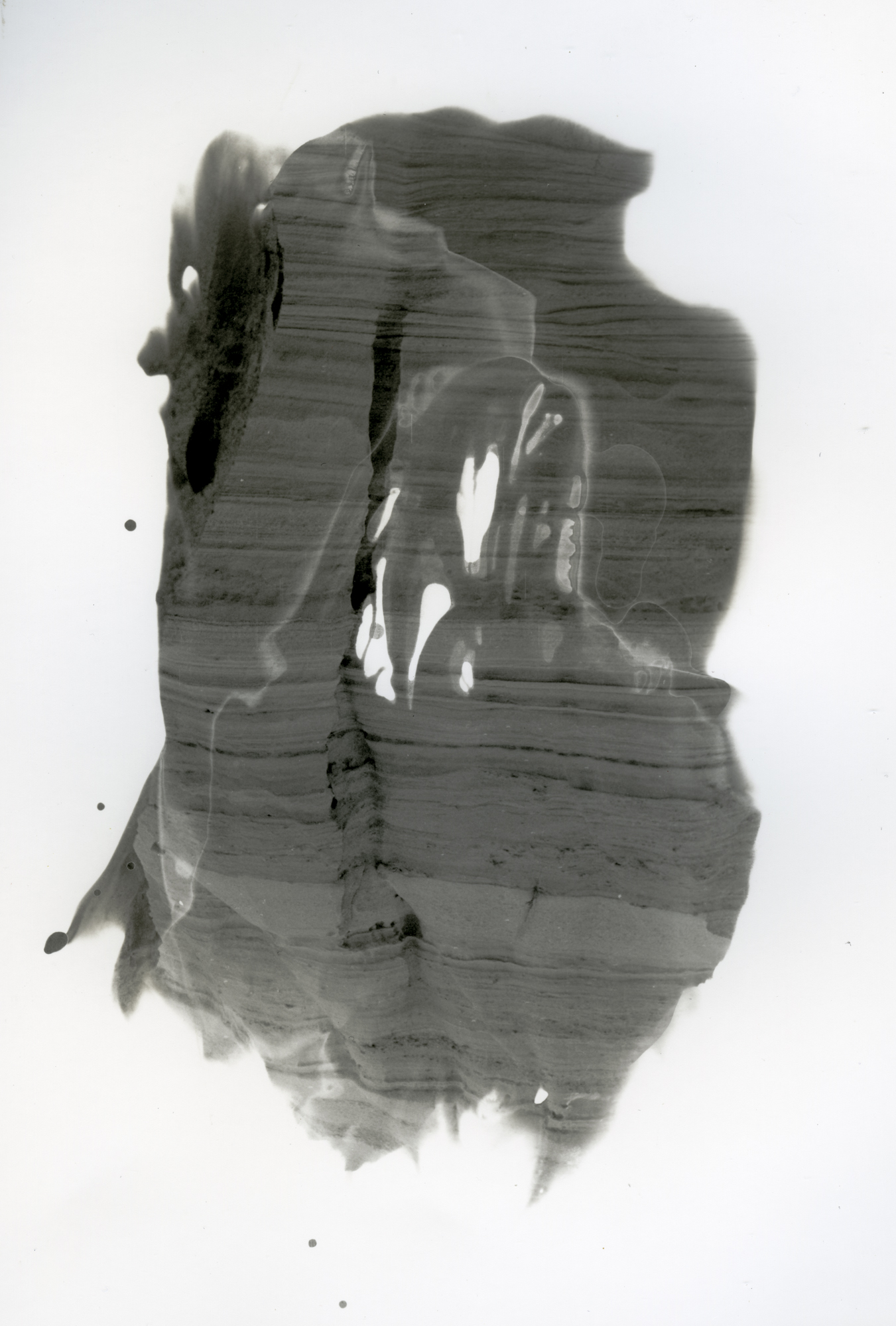 limited edition charcoal pigment print from silver gelatin
