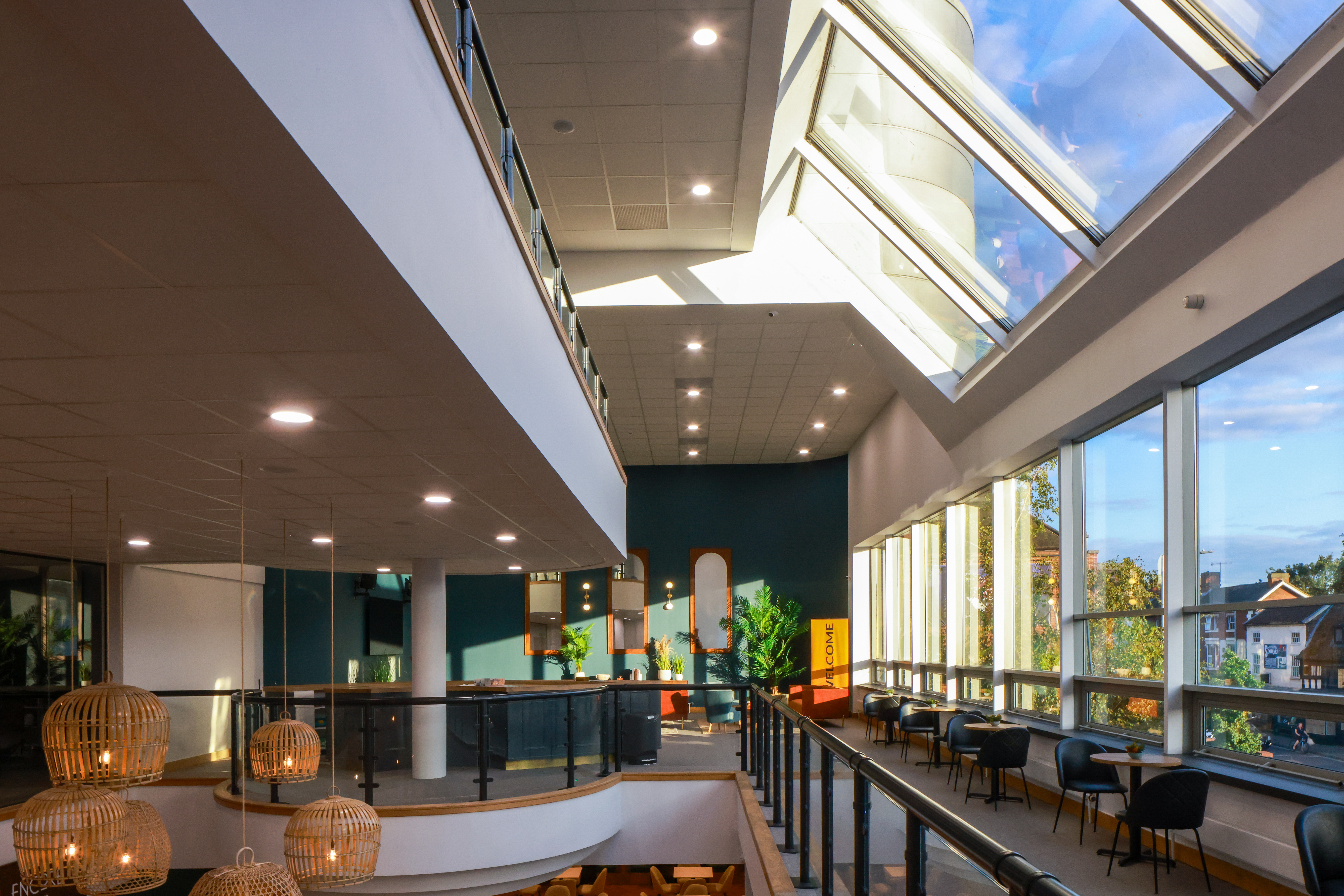 Interior Hope Church Centre, Former Odeon Multi-Plex, 1991, Ipswich, Suffolk. Photo credit: Sirj Photography