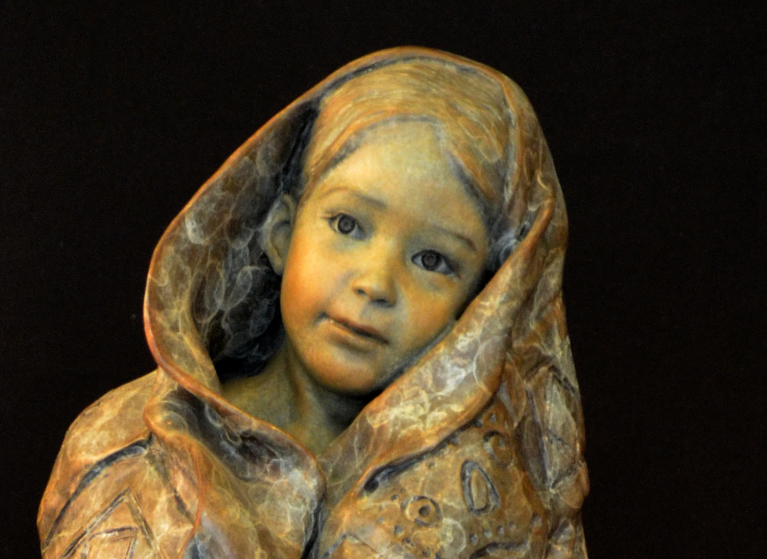 Security Blanket Close Frontal View by Angela Mia
