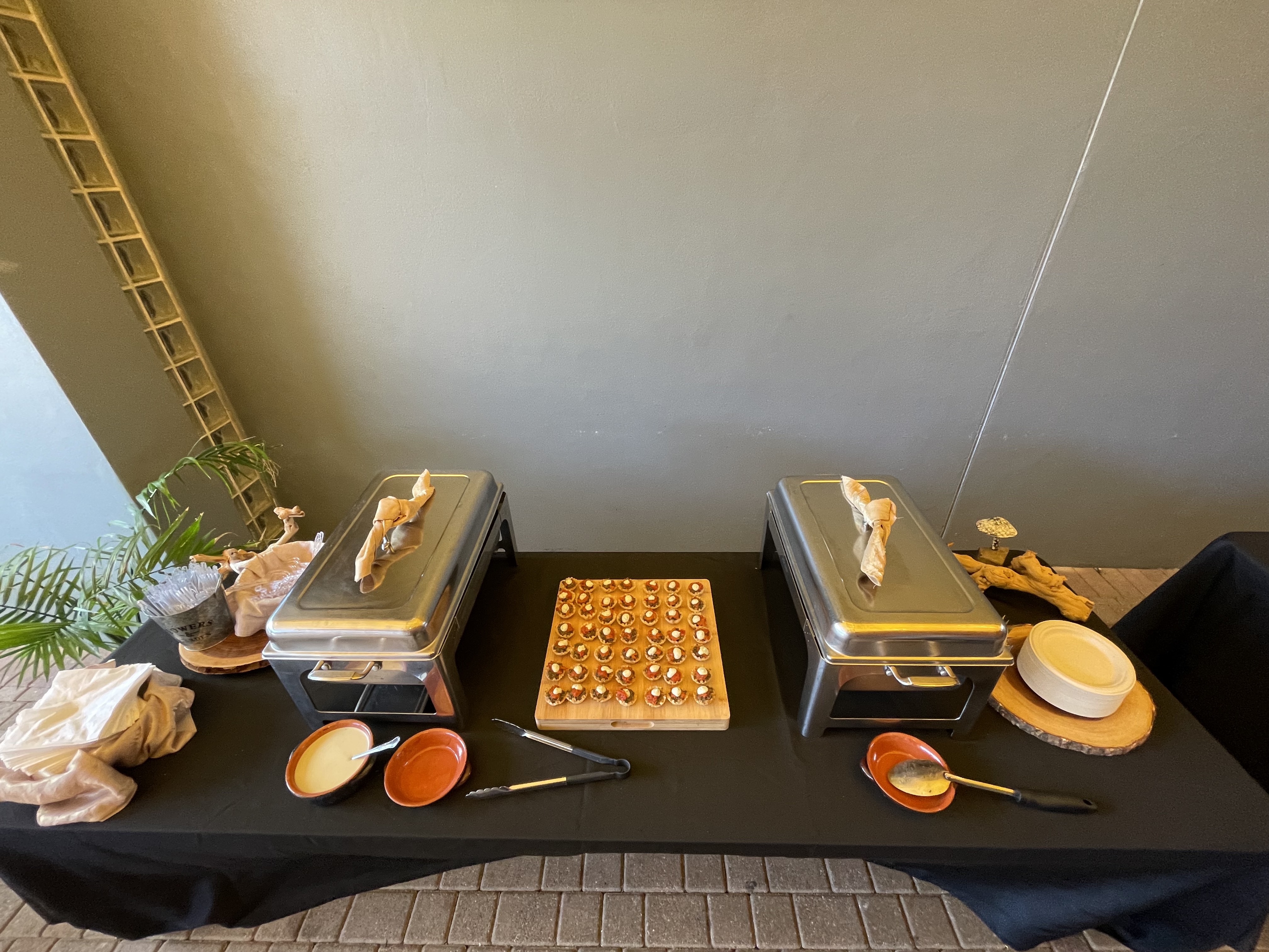 Buffet presentation at Museum of Contemporary Art in North Miami