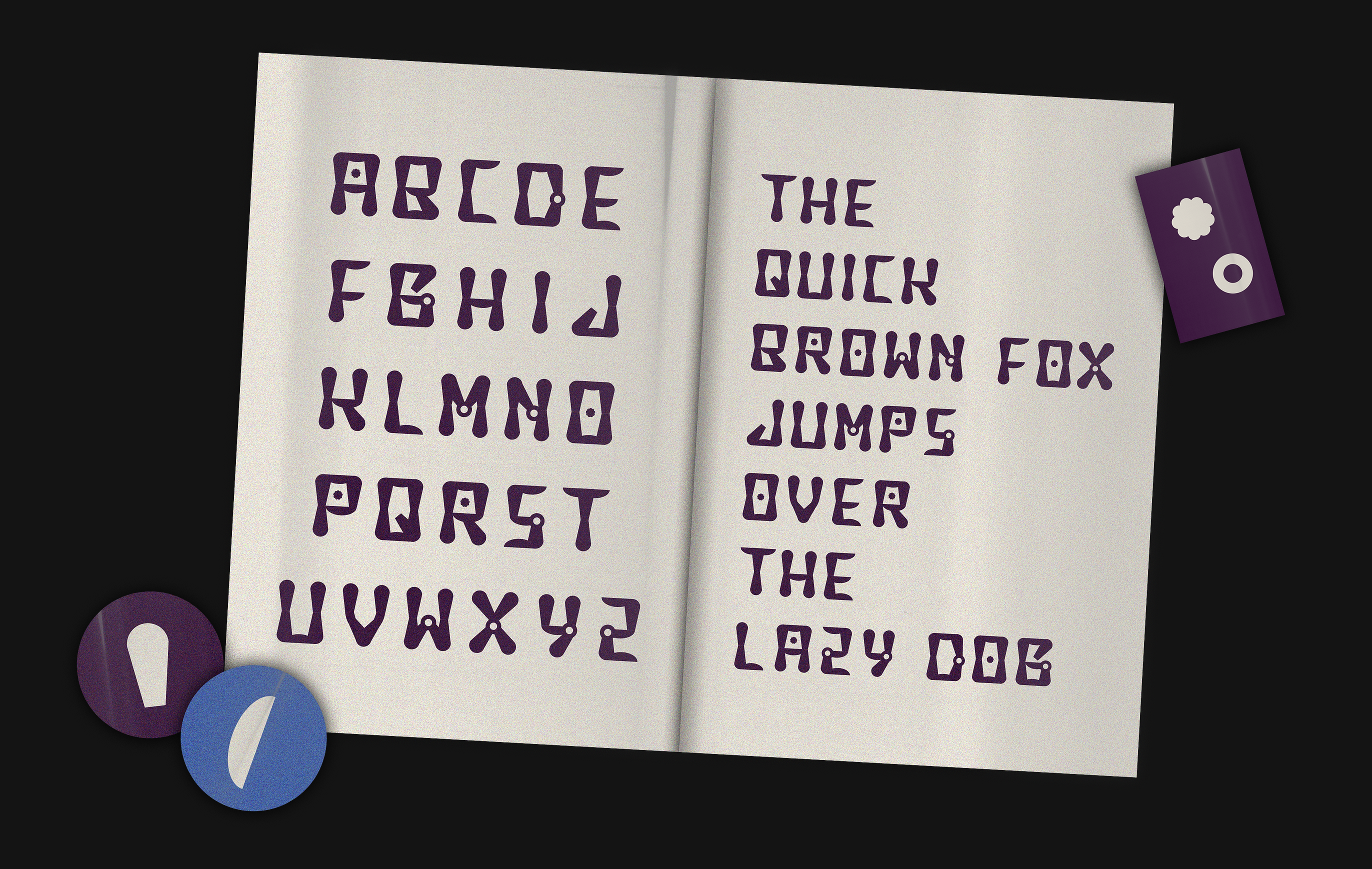 Modular typeface set