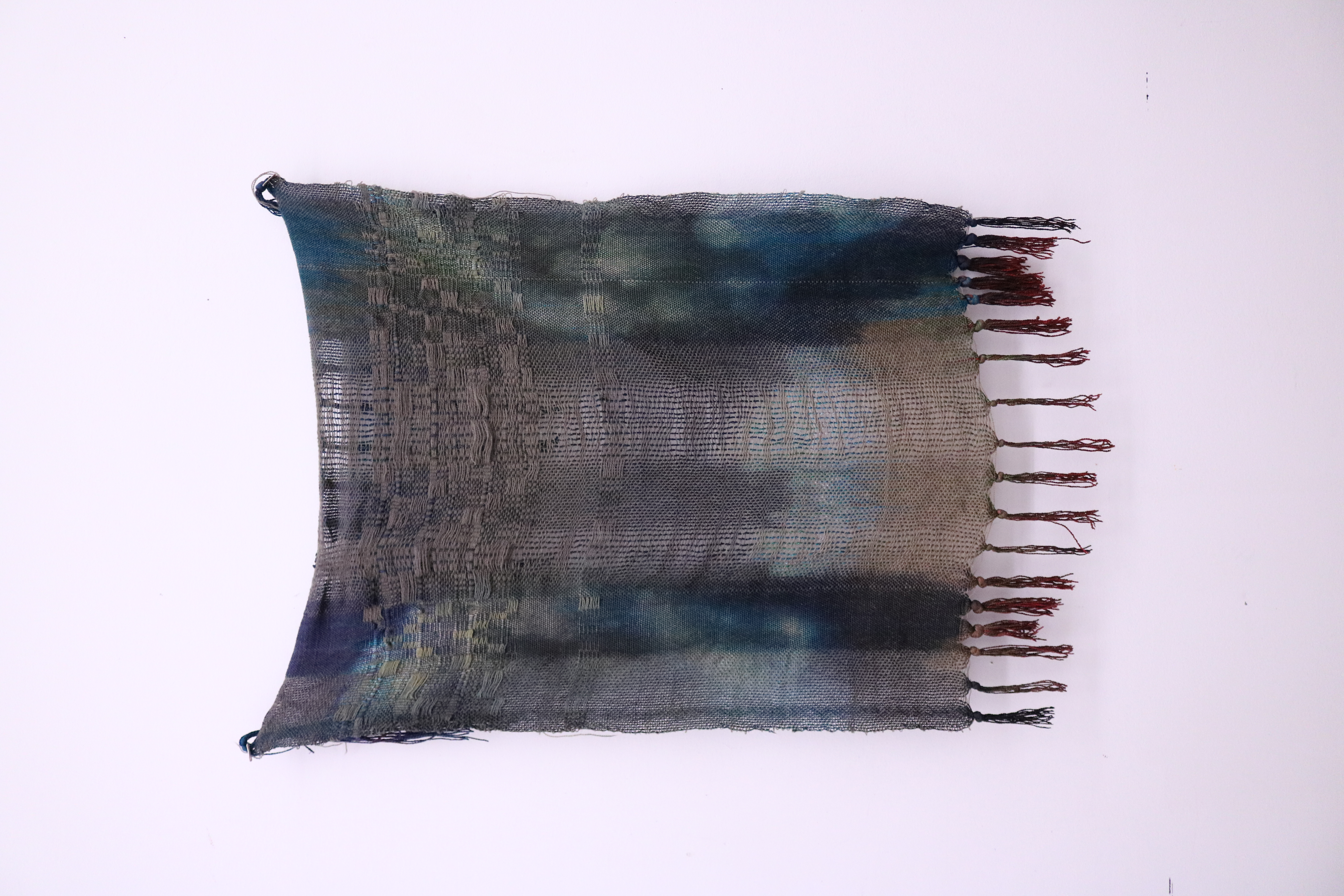 Squeeze, silk and wool, 16" by 24"