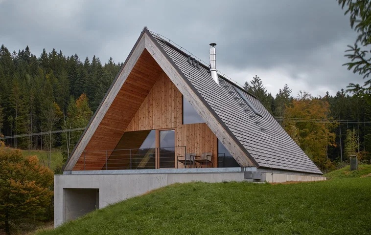 chata Velké Karlovice, arch. Pavel Míček