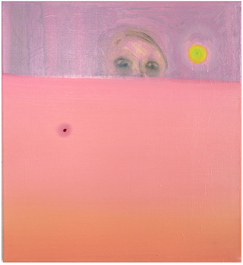 morning / 60 x 55 cm / oil on cnettle / Andreas Lech 2023