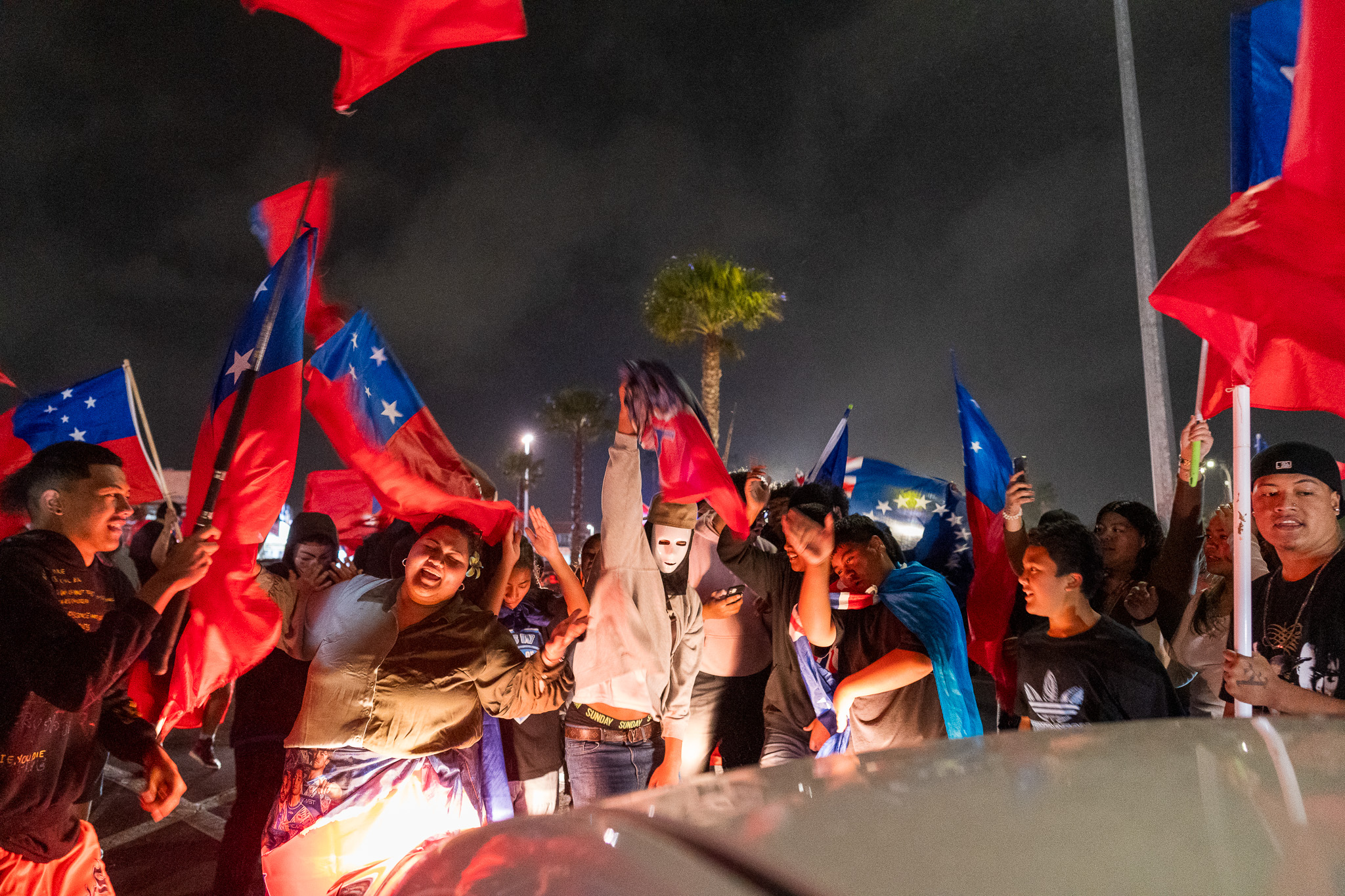 Dancing at Toa Samoa parade, Oct 14 2023