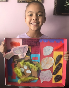 "Second grade students built Symmetry Cities as part of their STEAM Ahead collaboration."