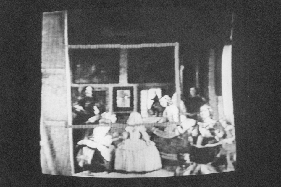 Juan DowneyThe Looking Glass, from the series "The Thinking Eye", 1981Single-channel video, color, sound28’49’’ (detail)