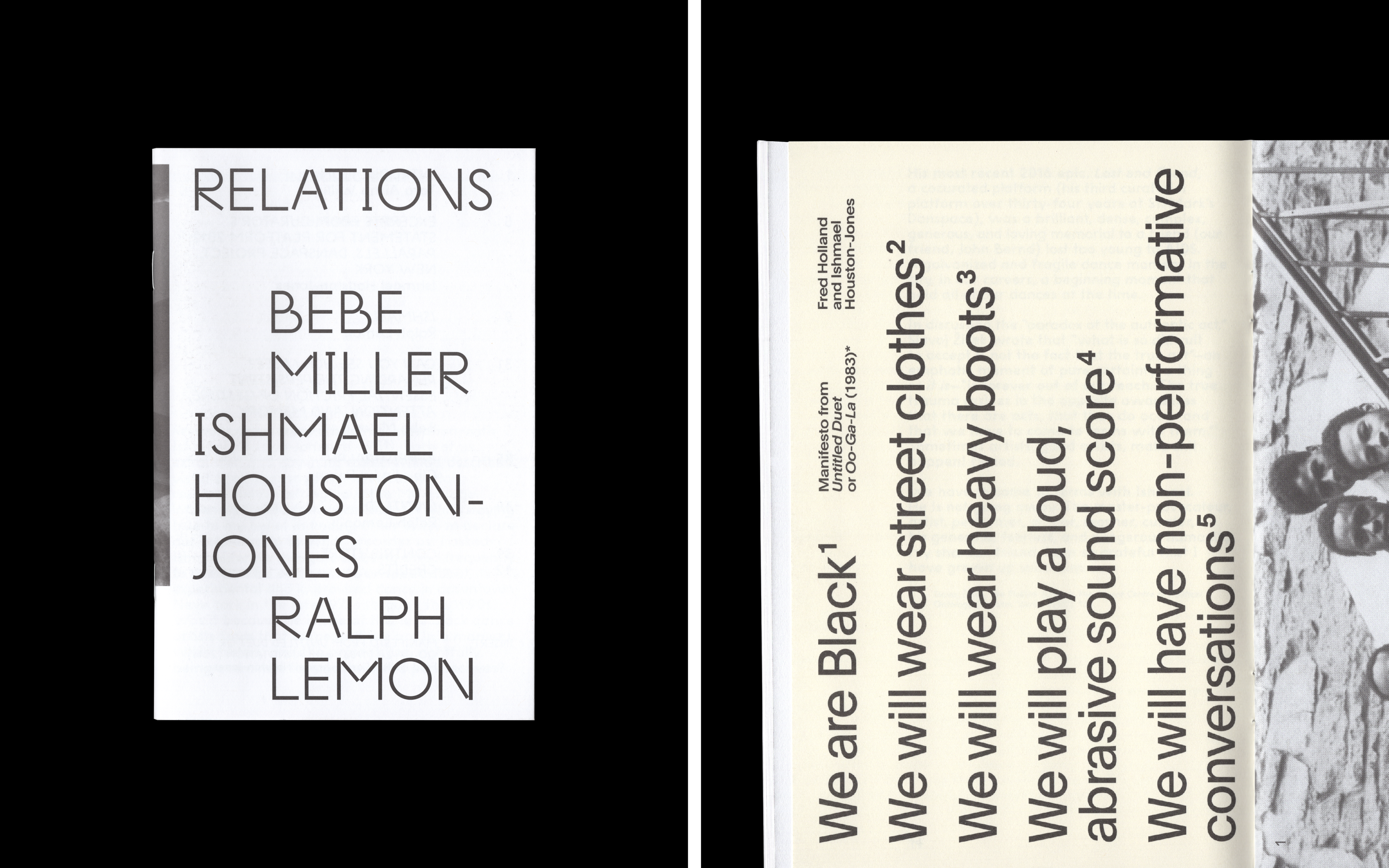 Relations, 2018. Design Direction: Gabriel Melcher; Design: Dorothy Lin