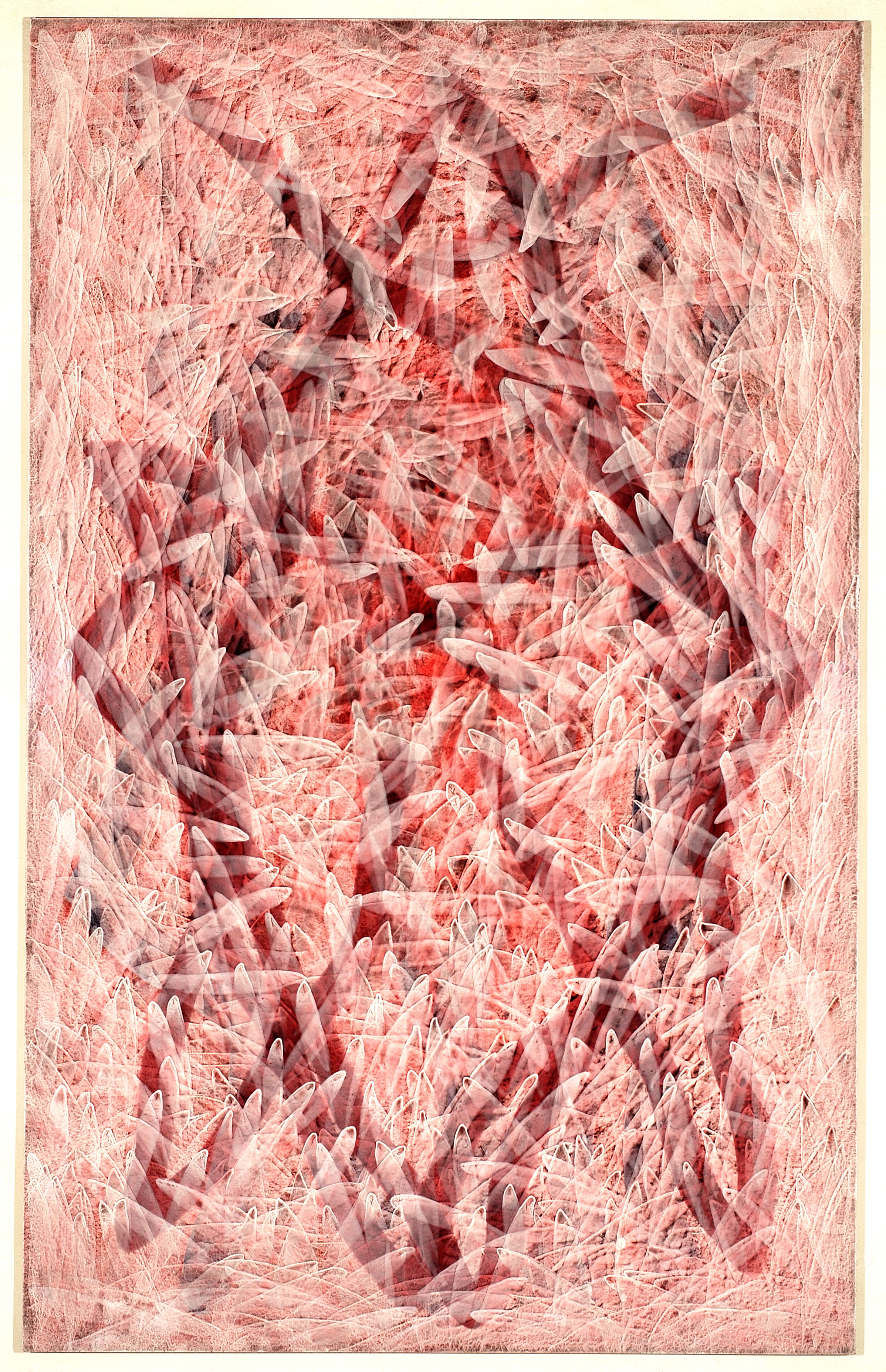 2019 VII, acrylic on canvas, 80 x 50 inches