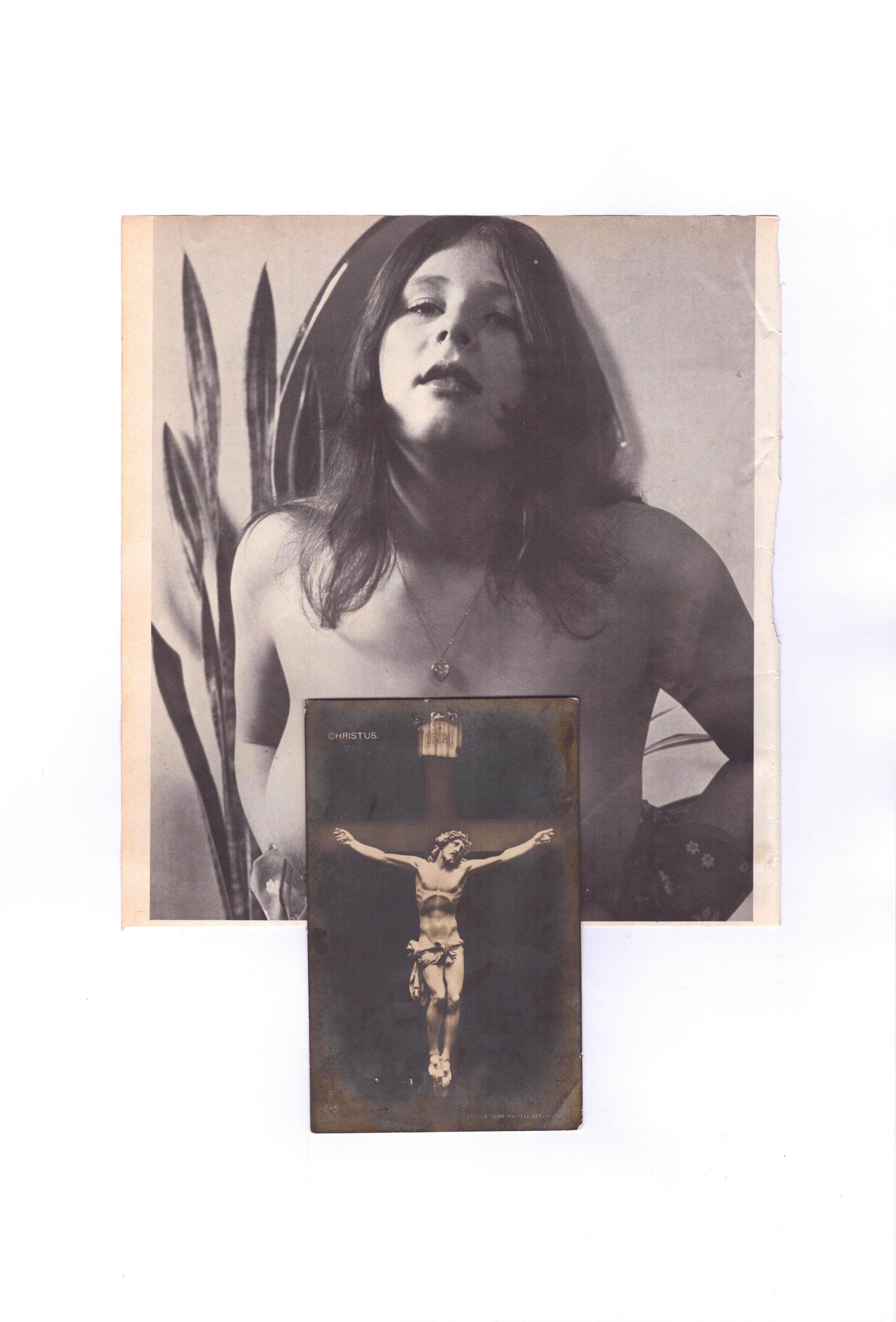 Christus, 2024, photomontage, 29.7 x 42 cm
