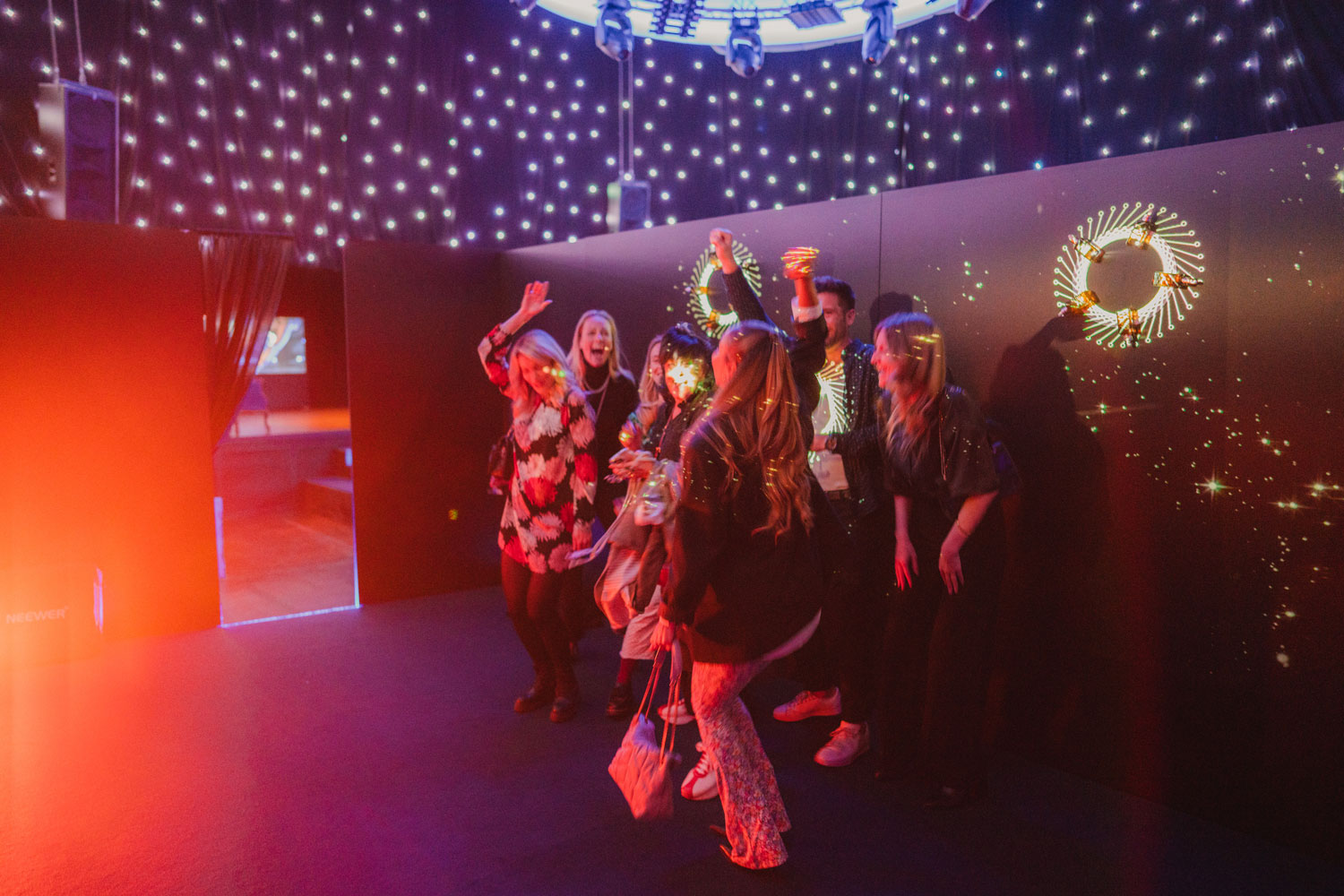Estée Lauder Installation Group Dancing