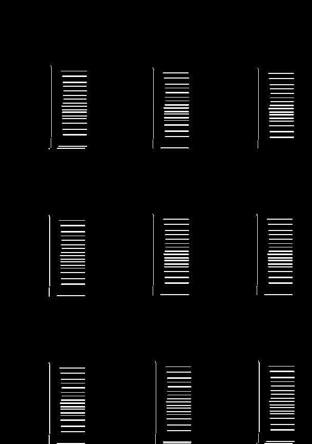 "Bar Codes / 12" Giclée fine art prints on Hahnemühle Watercolour paper / Variable dimensions / Edition of 6