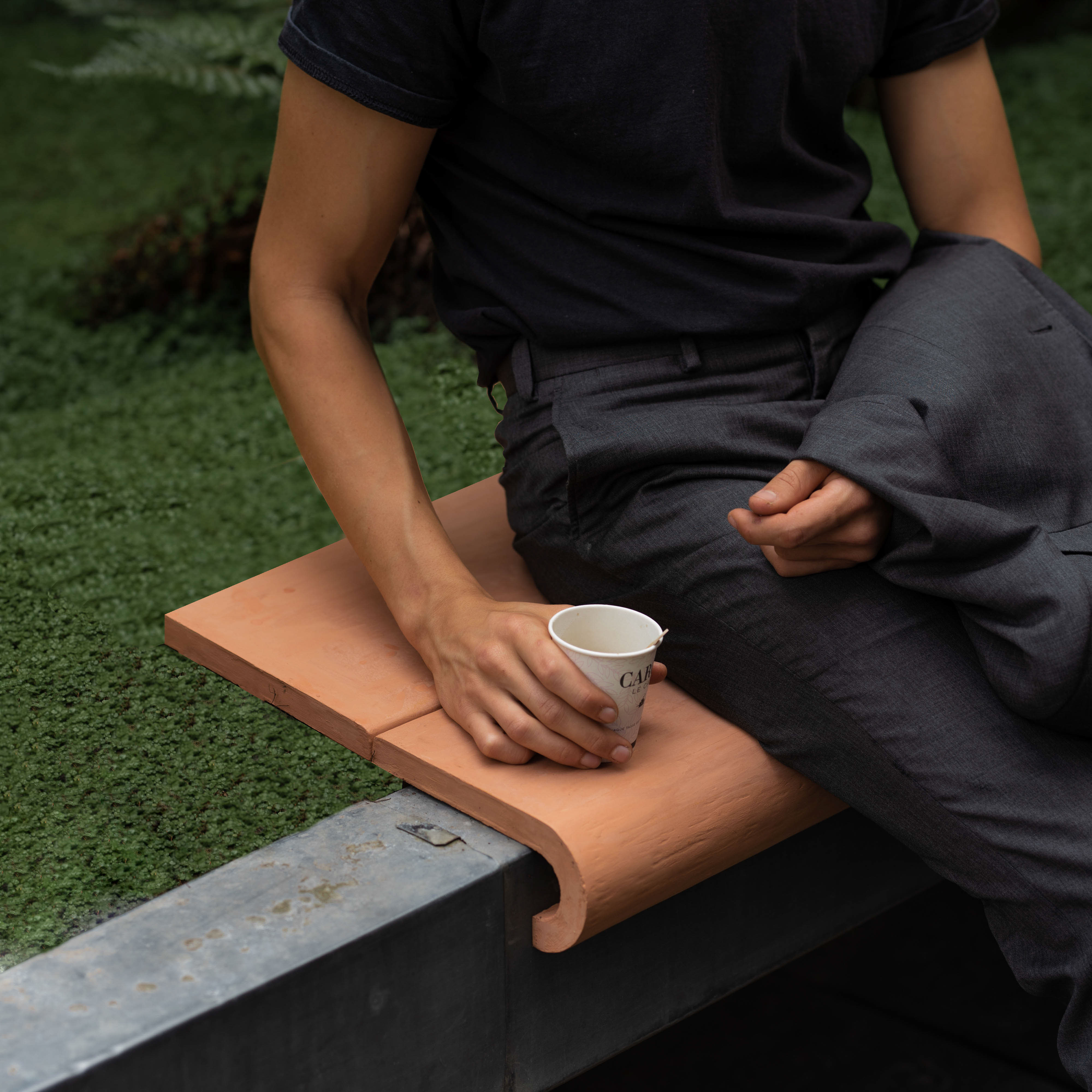 Tuile - terracotta bench - 2021