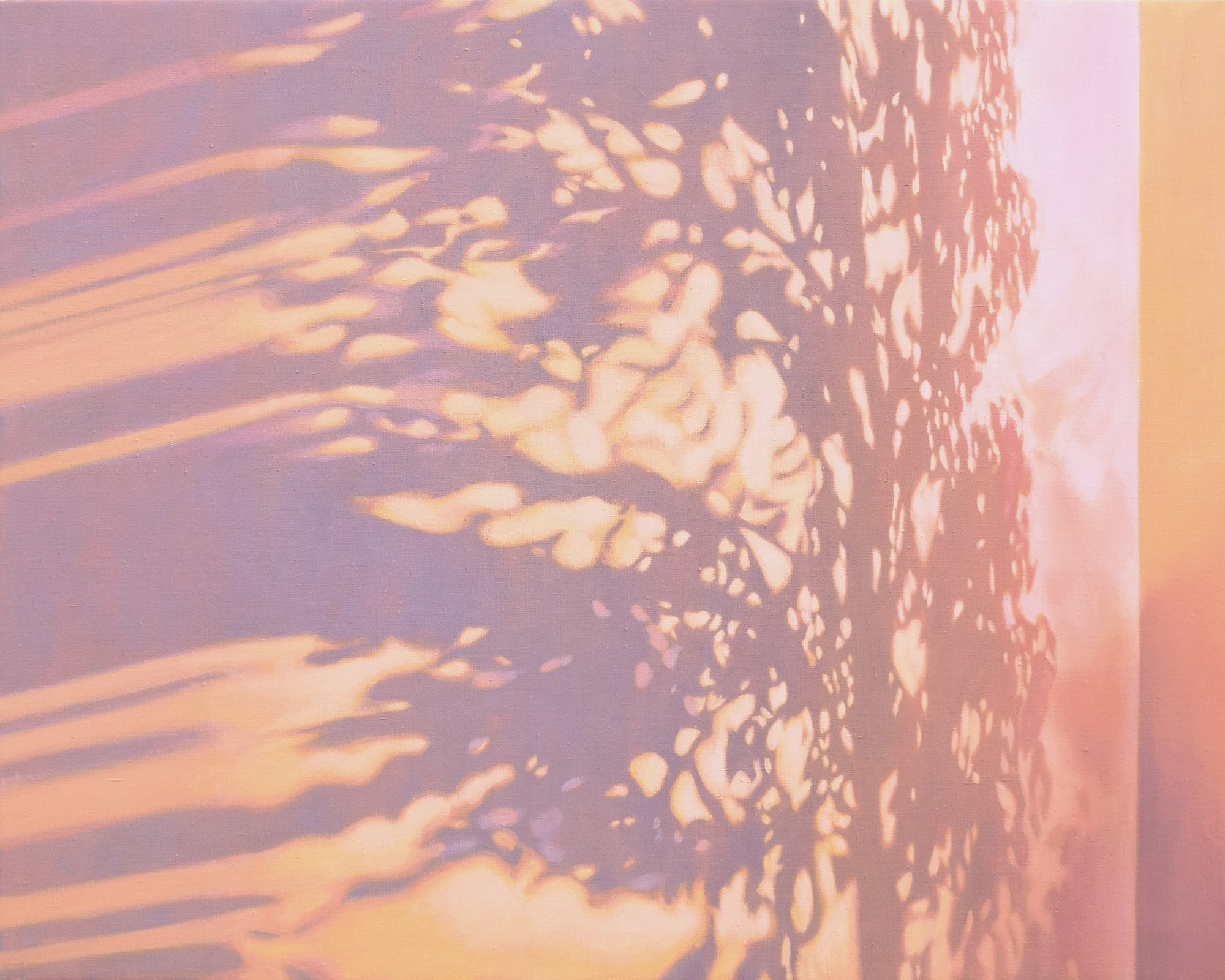 "Before Night Falls" / "Enne &otilde;htut"120 x 96 cm, oil on canvas, 2017