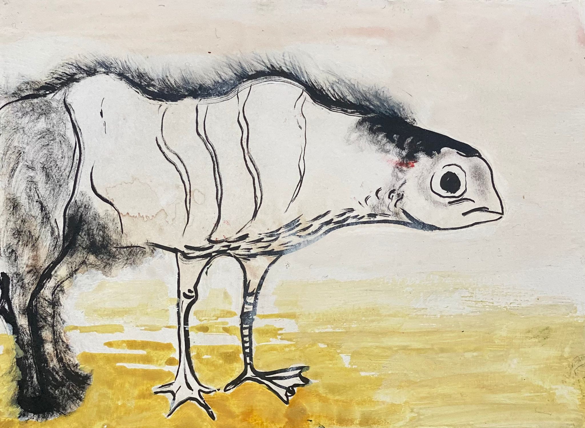 N.C. - Mixed media on paper - 11x15 cm