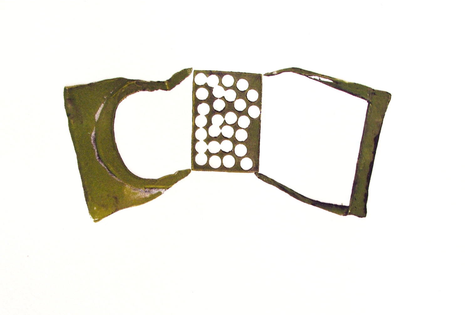 Untitled, 2006, Relief print on Somerset Soft-white paper (detail), 36 x 27cm