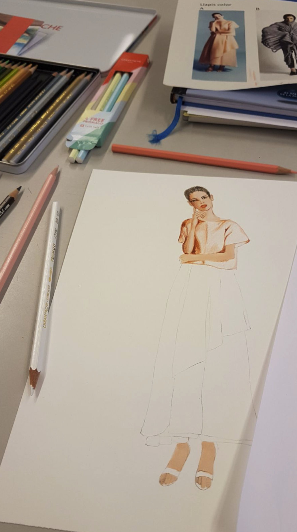 Ilustraciones de moda y personajes