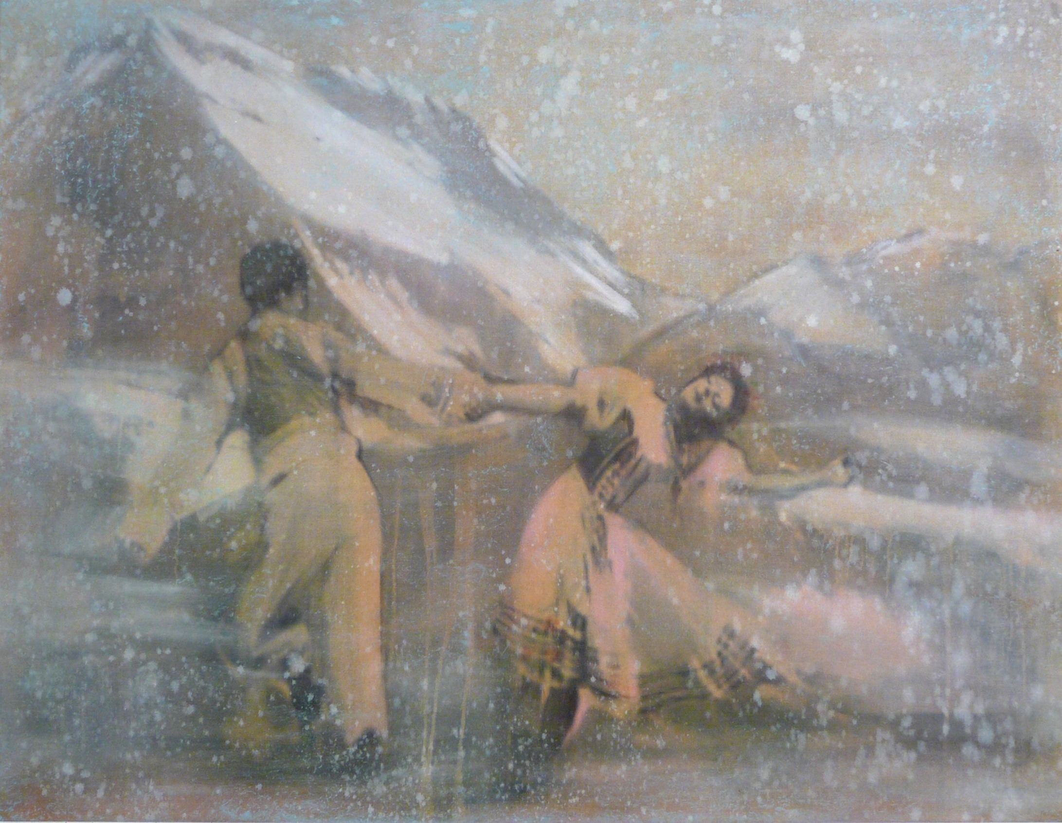 2011 — „Wintermärchen“ — 100x140 — Öl auf Naturleinen/Oil on Canvas