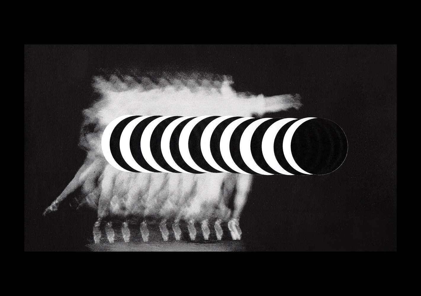 The Dance #2, collage on paper, 10 x 5.5 in, 2014