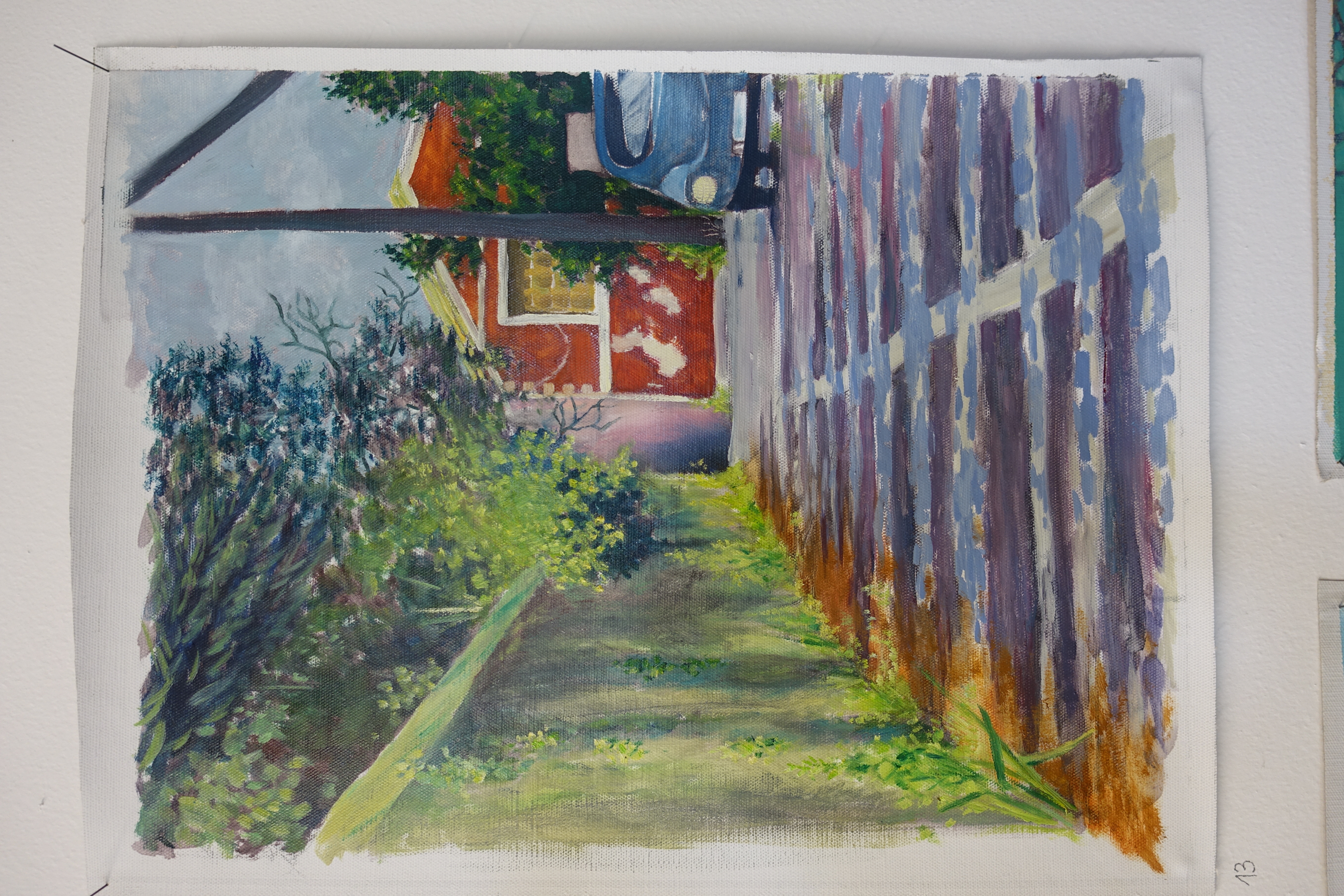 Sinarades, Öl auf Leinwand, 35X45, Mai 2018