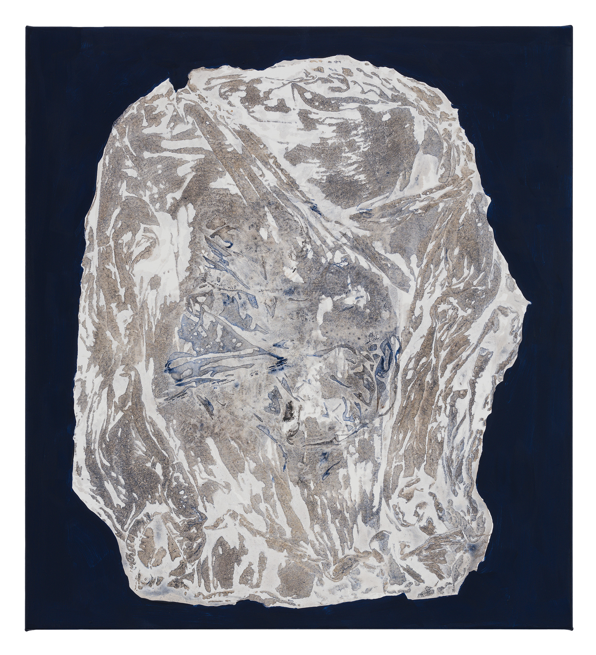 Matter II, acrylics on polyester canvas, 60 cm x 53 cm, 24" x 21" 