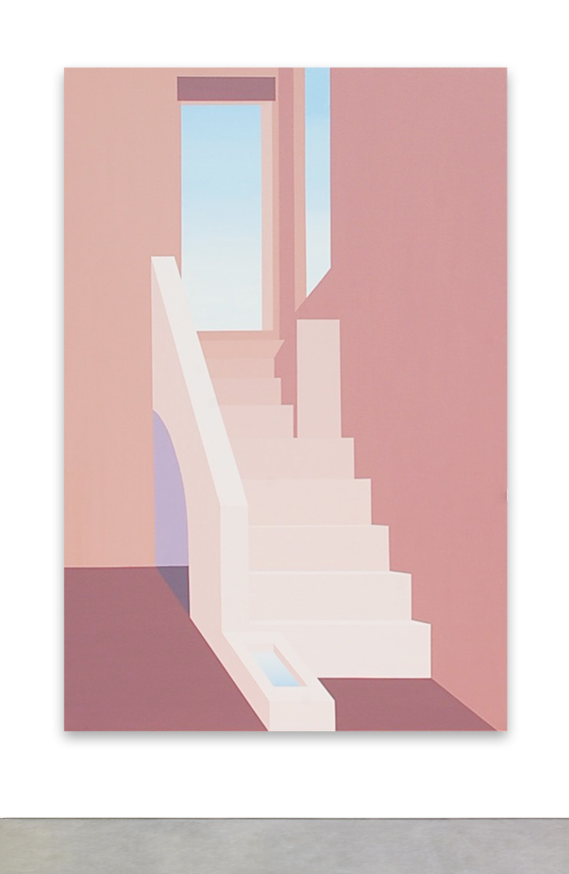 Decisions, Decisions, 2020, acrylic and Flashe on canvas, 48 x 72”.